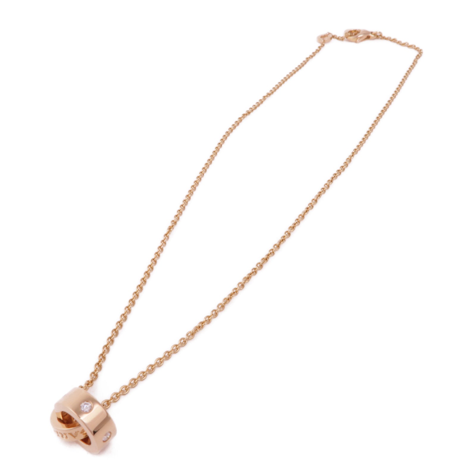 BVLGARI 18K玫瑰金Bvlgari Bvlgari 5P Diamond Necklace鑽石項鍊