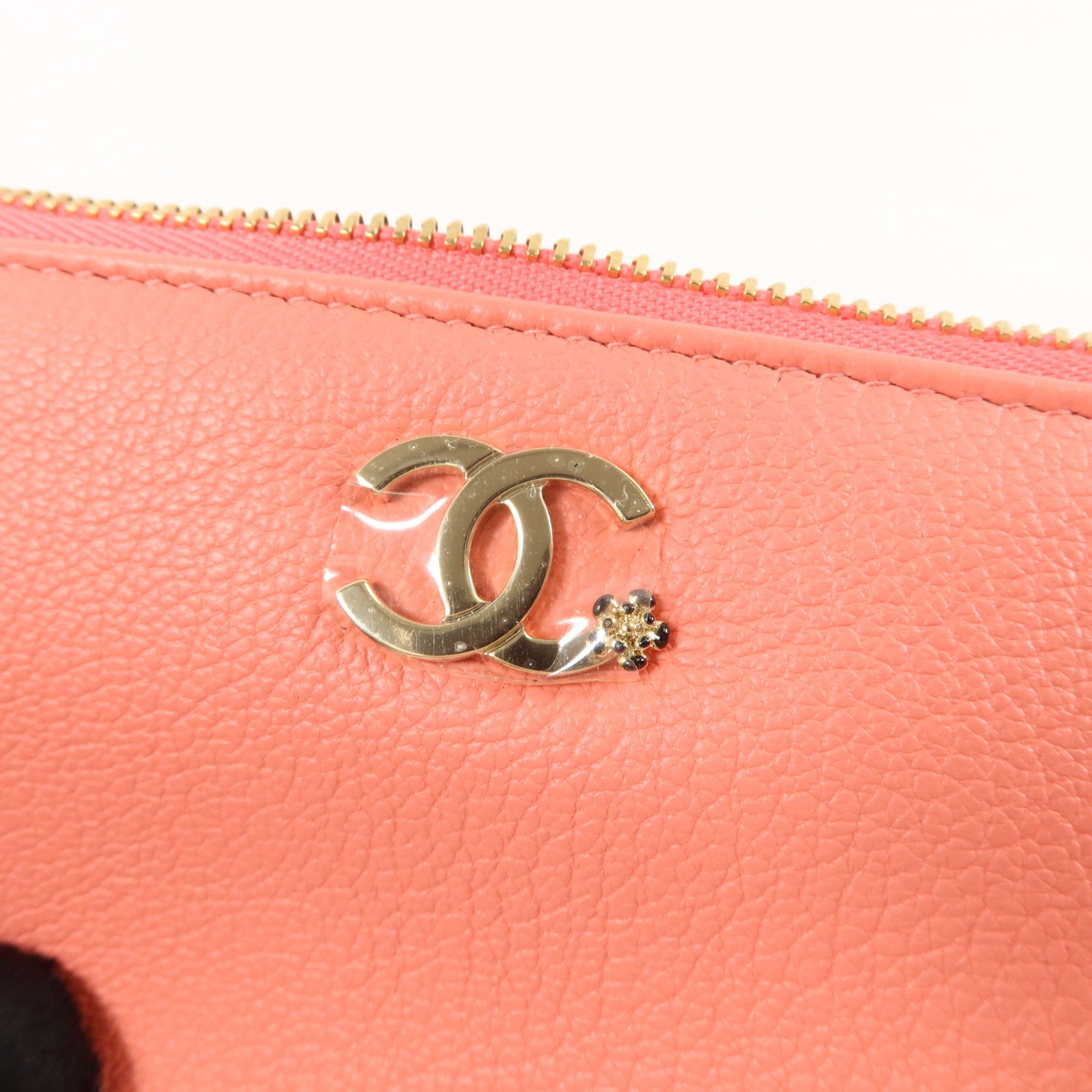 CHANEL 牛皮皮革Mini Pouch小袋
