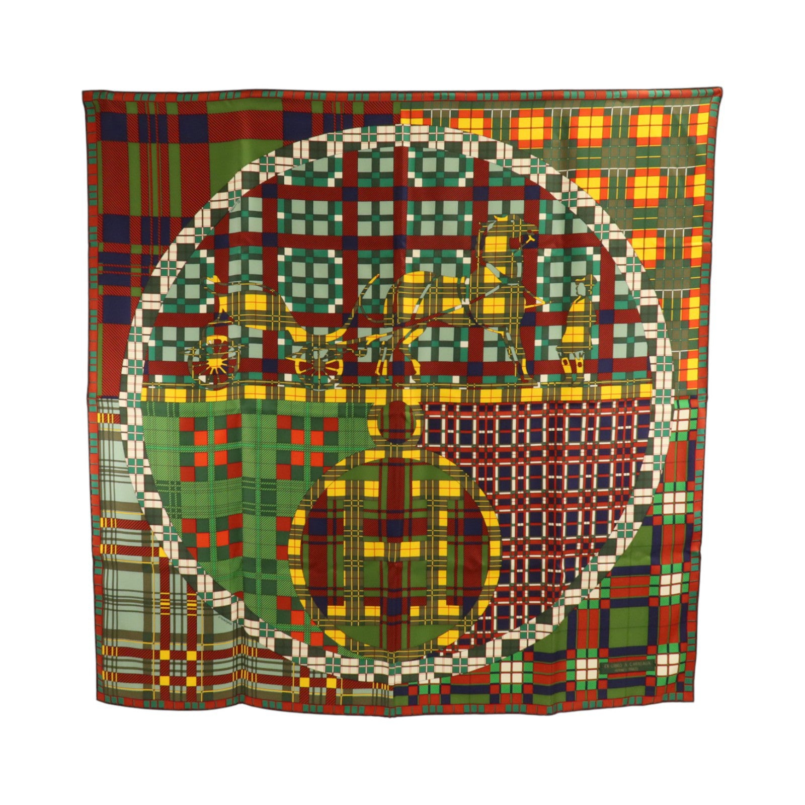 HERMES 絲質Scarf 90x90cm絲巾