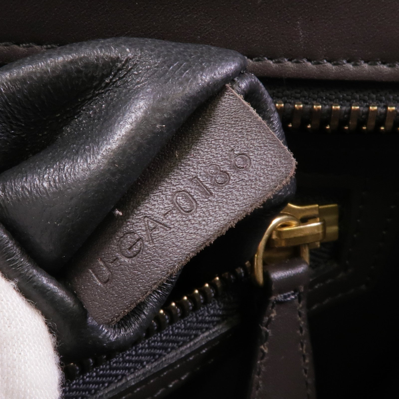 CELINE 牛皮皮革Micro Luggage金扣手挽袋