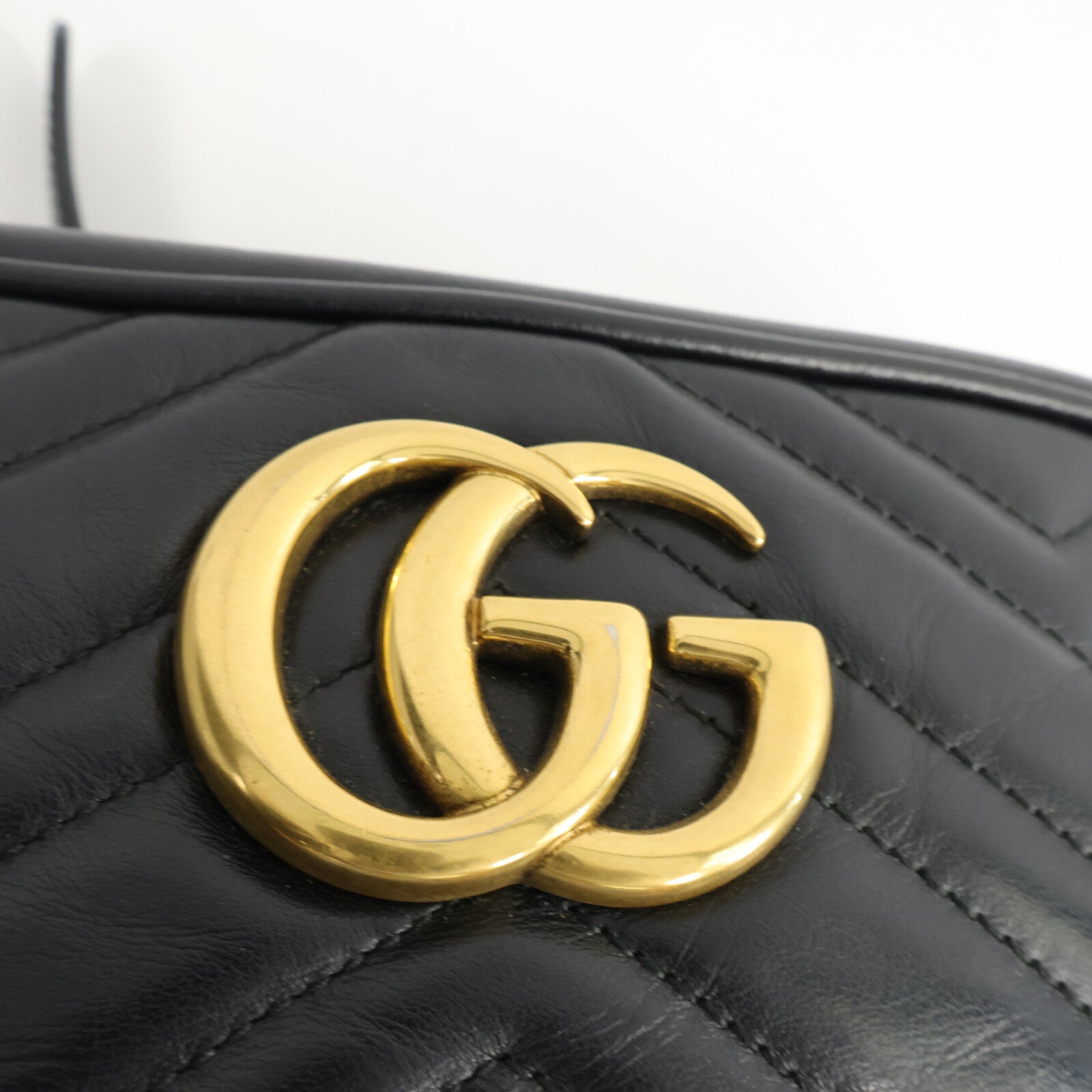 GUCCI 牛皮皮革GG Marmont Small肩背袋