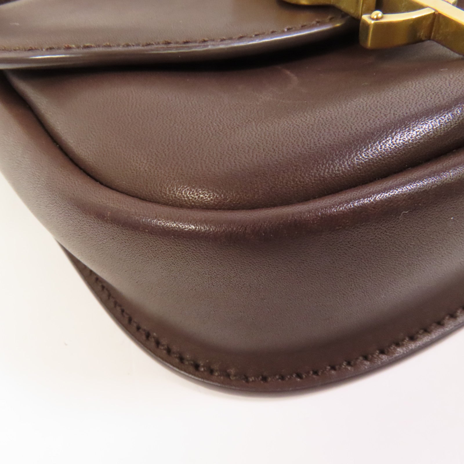 SAINT LAURENT 牛皮皮革Kaia金扣肩背袋