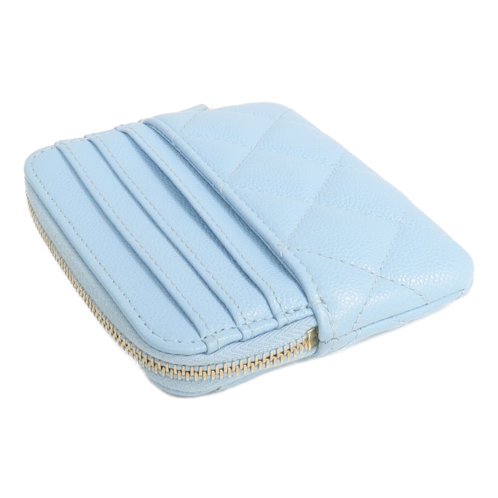 CHANEL 牛皮皮革Coin/Card Case金扣零錢包/卡片套