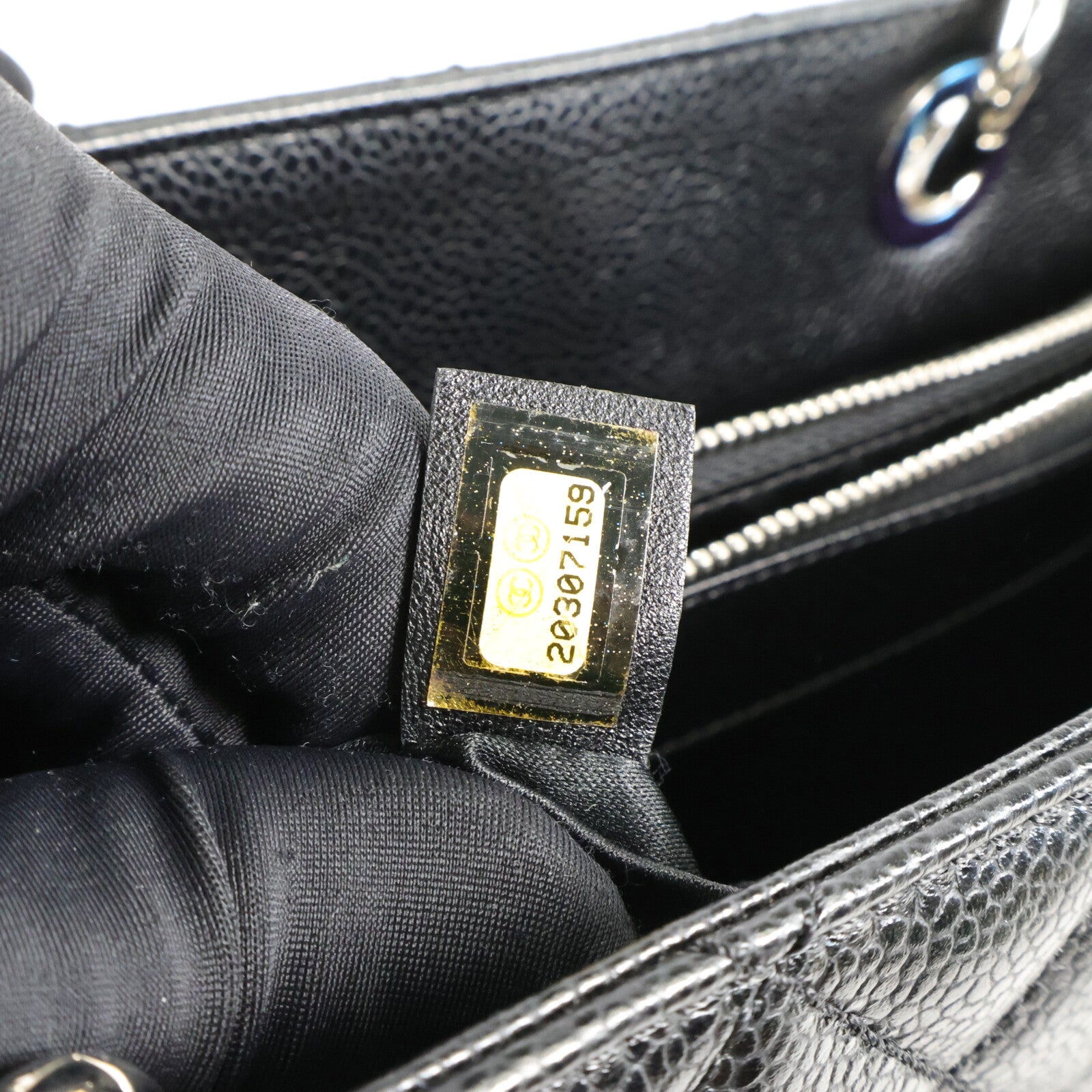 CHANEL 牛皮皮革GST Grand Shopping Tote Bag鏈帶肩背袋