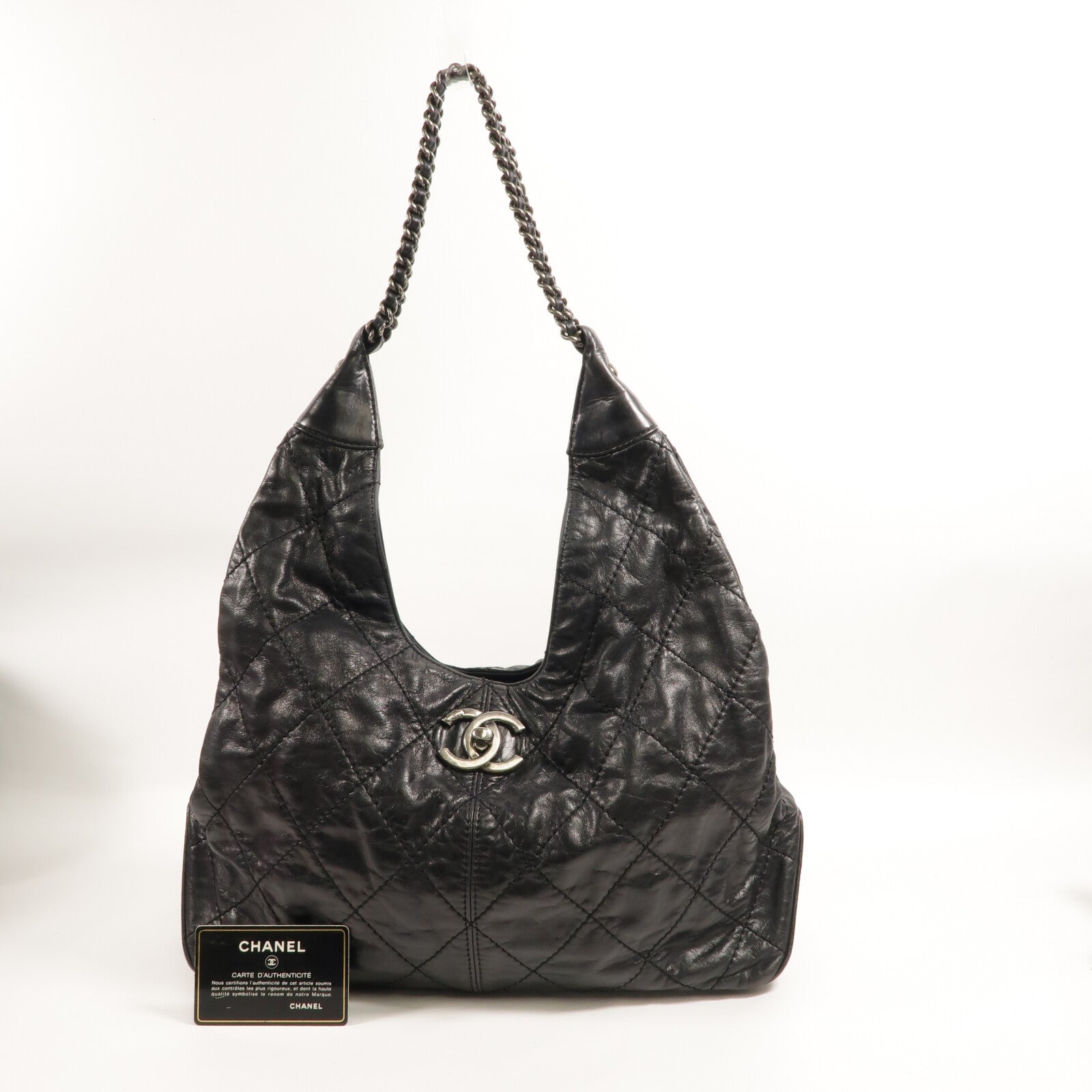 CHANEL 牛皮皮革Shoulder Bag鏈帶肩背袋