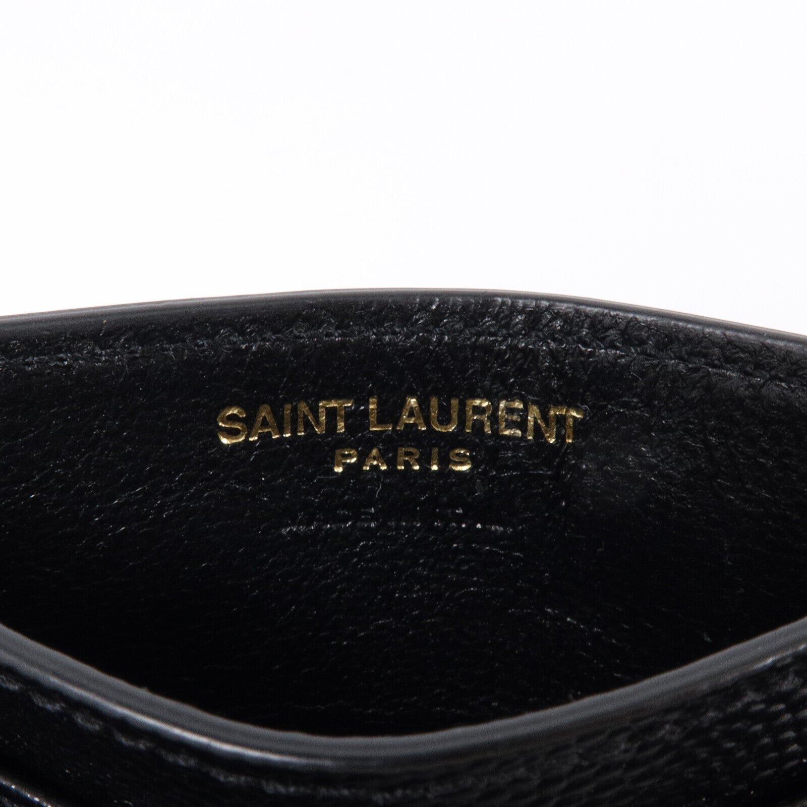 SAINT LAURENT 牛皮皮革Cassadre Matelasse Card Case卡片套