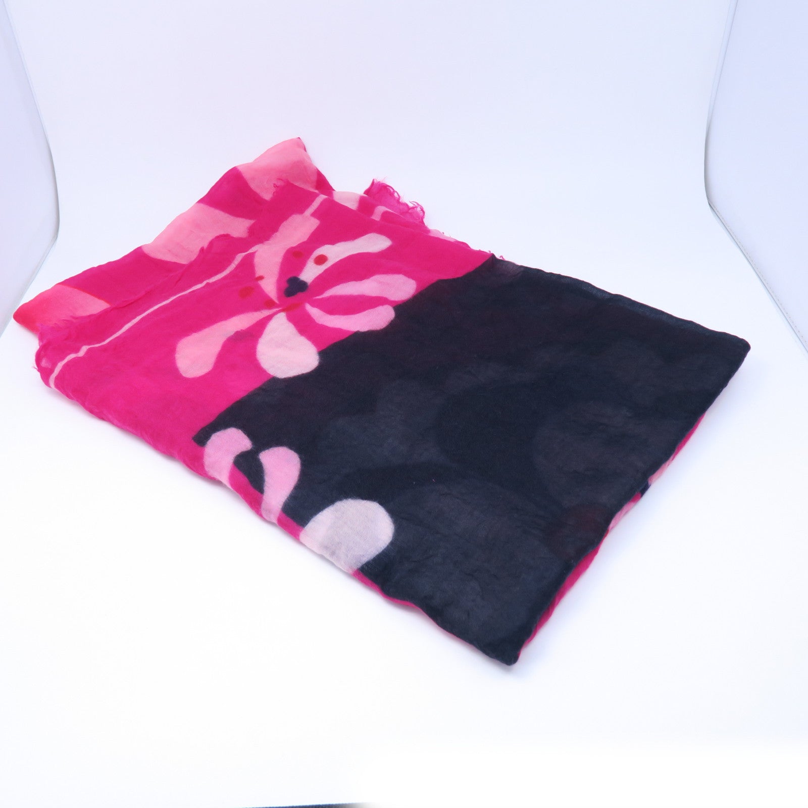 CHANEL 【激減優惠】羊絨Scarf圍巾紅色