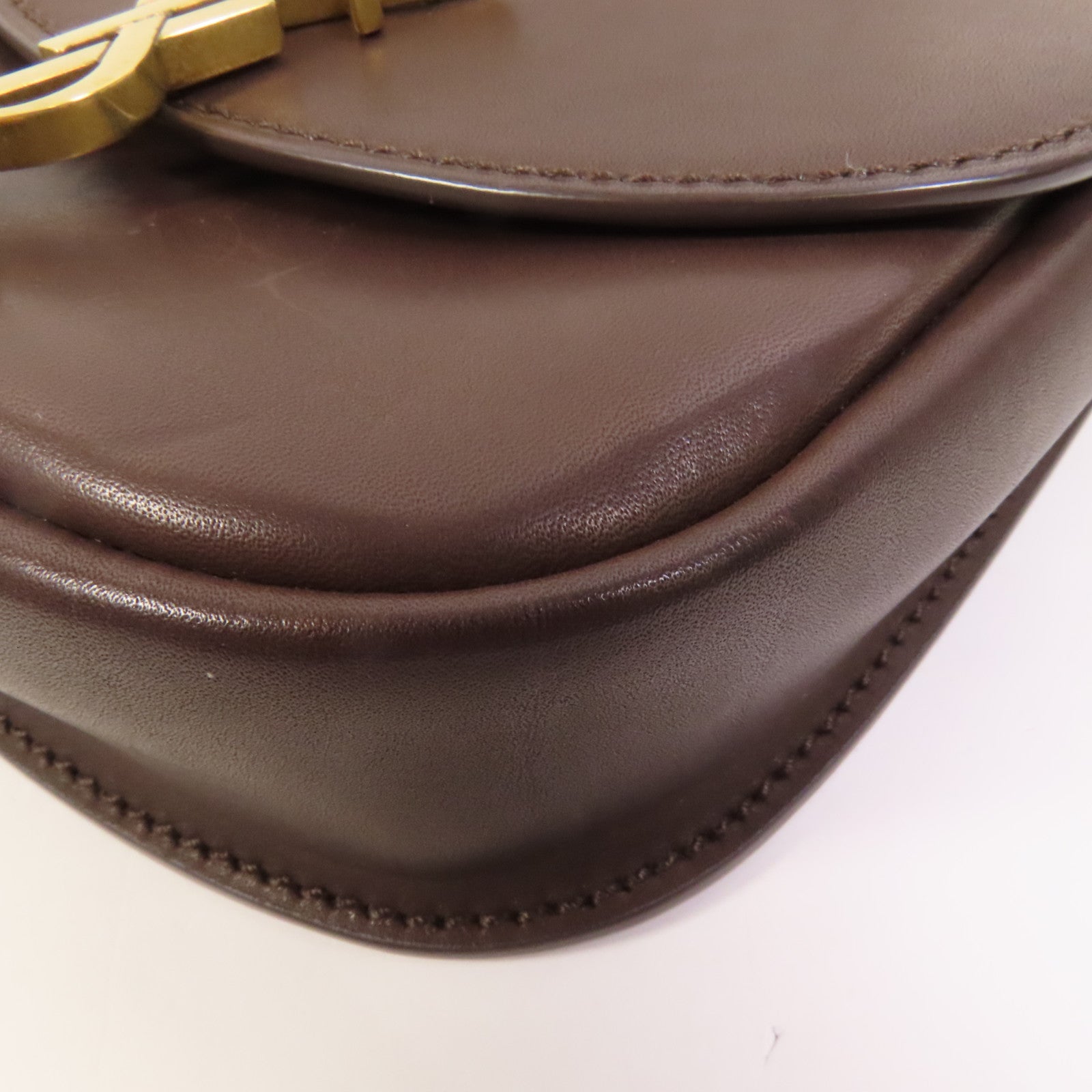 SAINT LAURENT 牛皮皮革Kaia金扣肩背袋