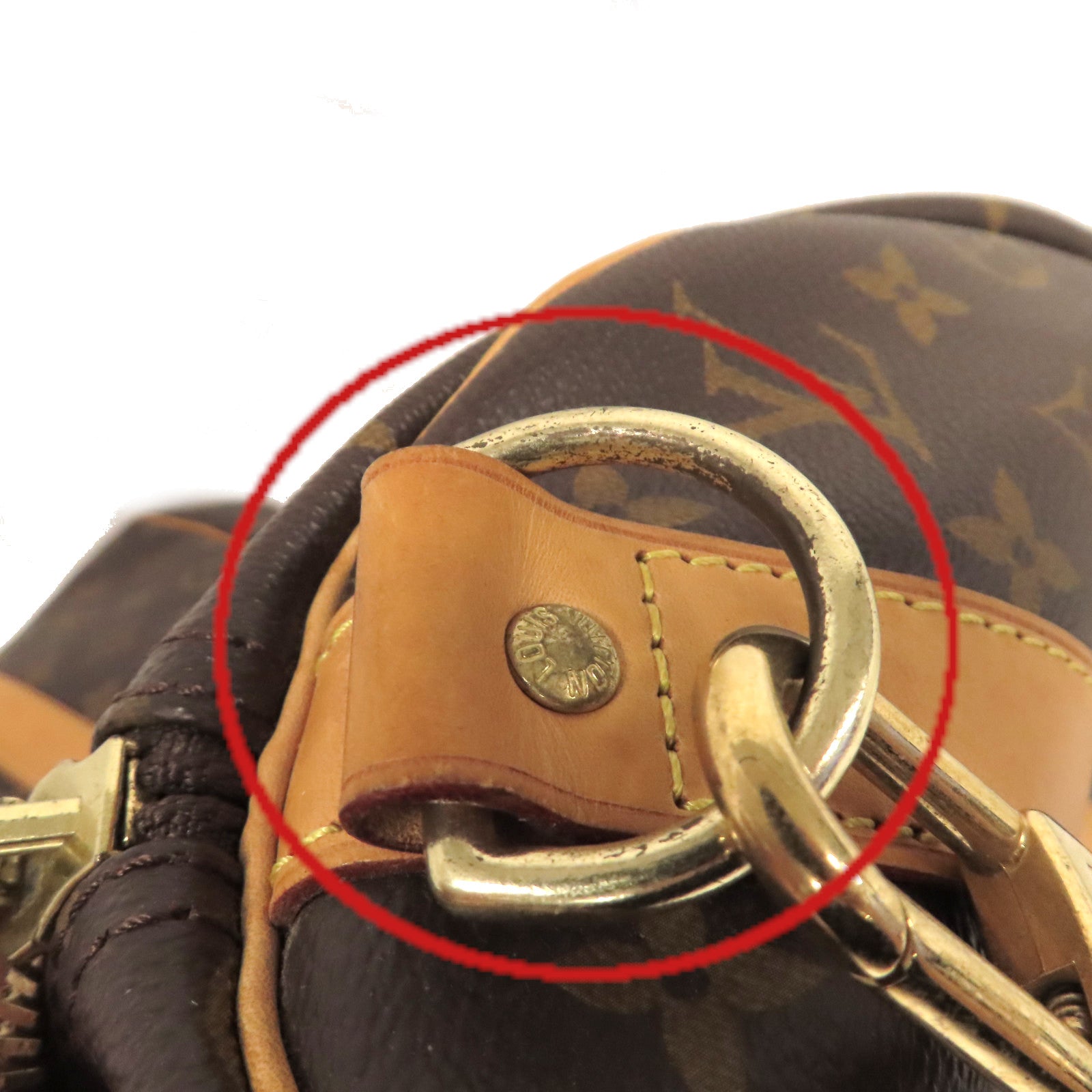 LOUIS VUITTON Monogram Keepall 45 Bandouliere 2Way Shoulder Bag金扣手挽肩背兩用袋啡色