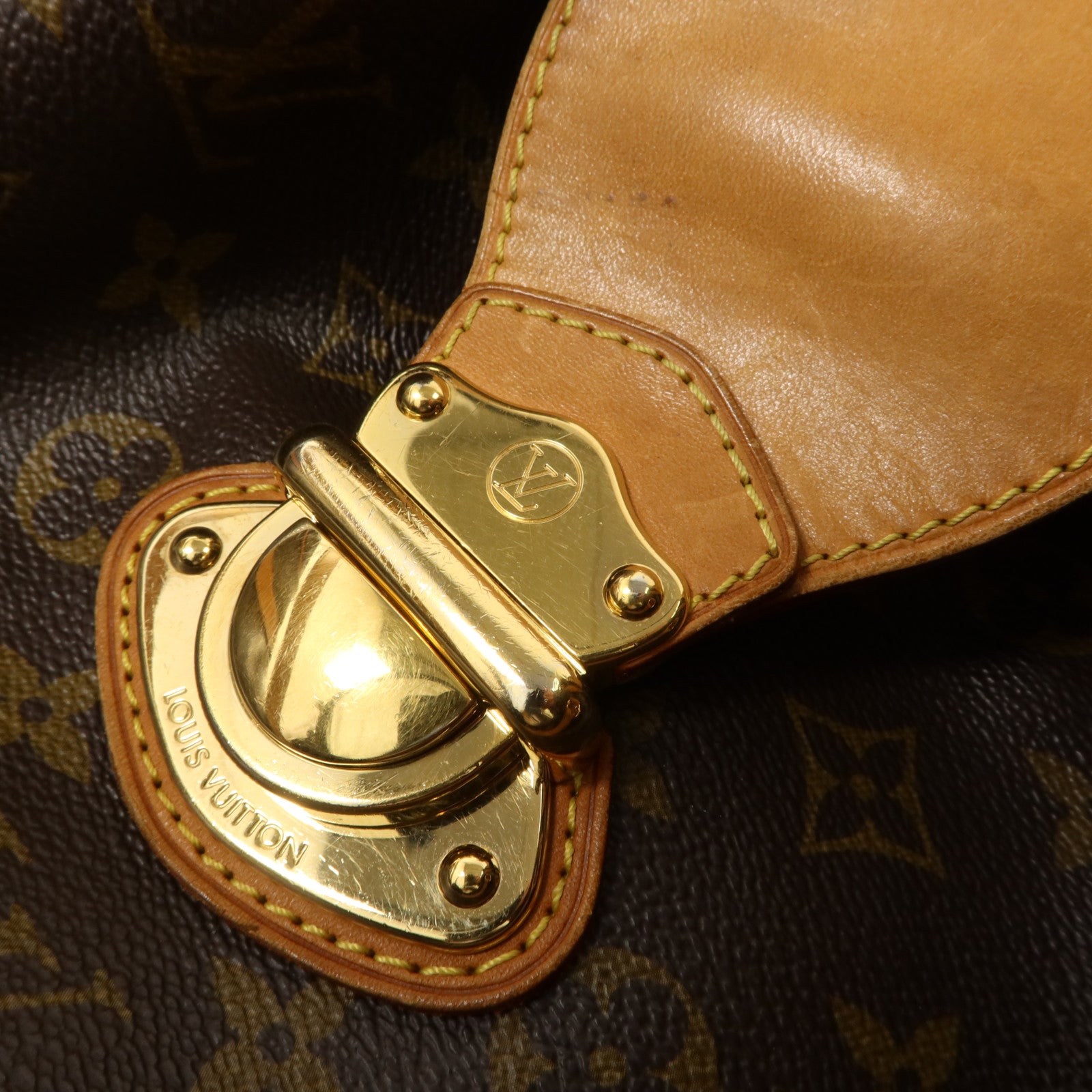 LOUIS VUITTON Monogram Stresa PM肩背袋棕色