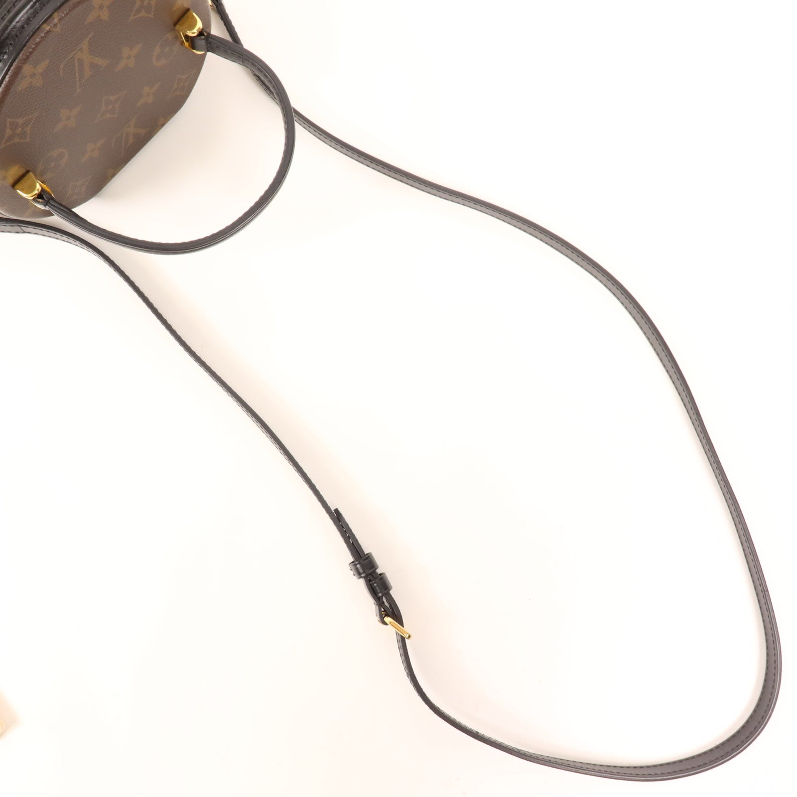 LOUIS VUITTON Monogram Reverse Cannes金扣手挽肩背兩用袋