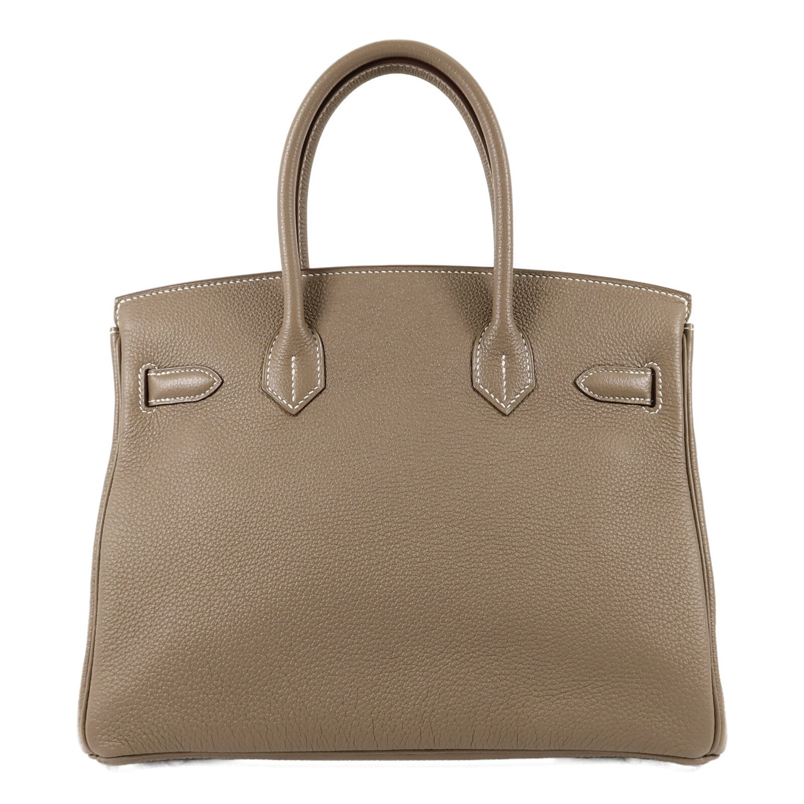 HERMES Togo皮革Birkin 30手挽袋Etoupe
