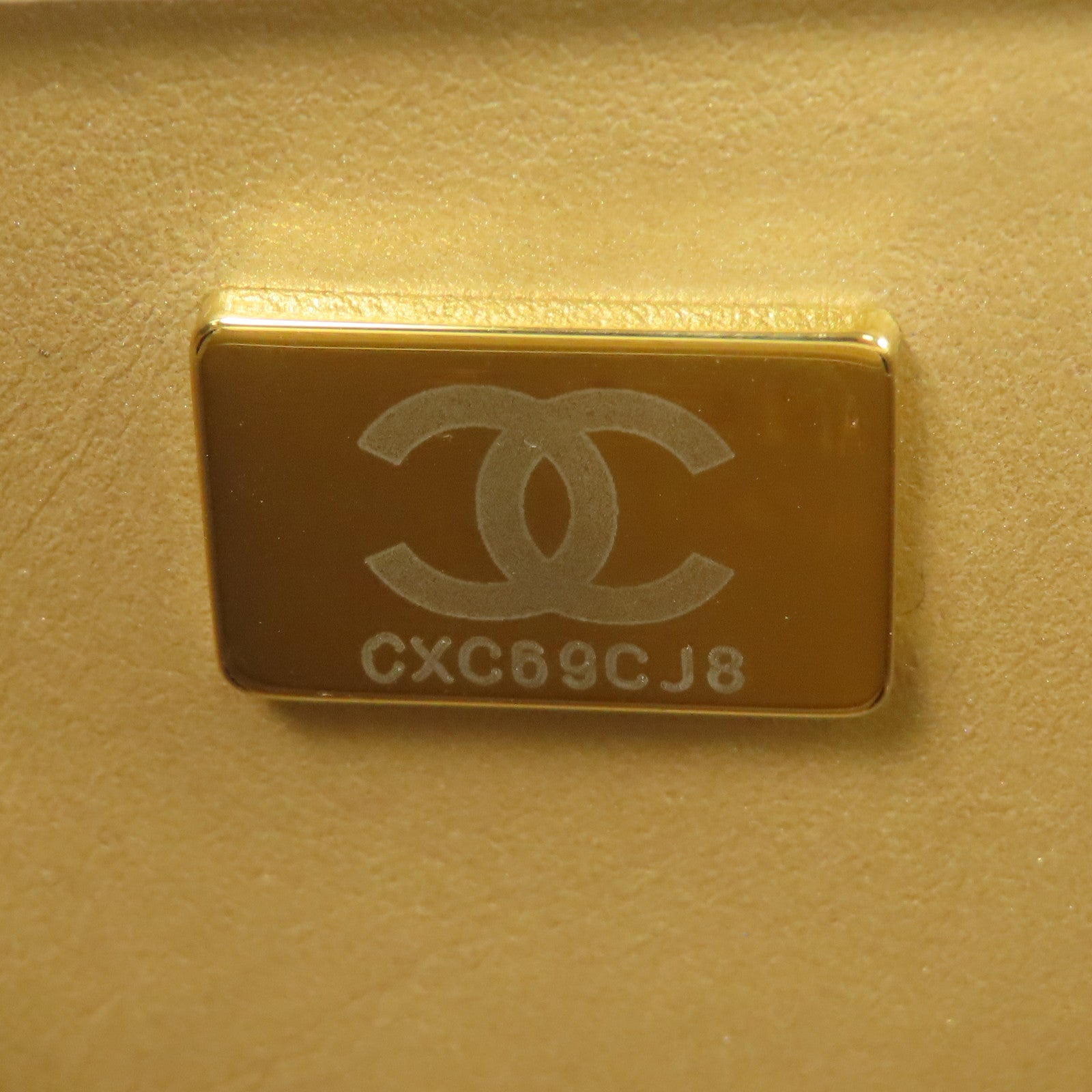 CHANEL 羊皮皮革Classic Mini 17cm金扣鏈帶肩背袋