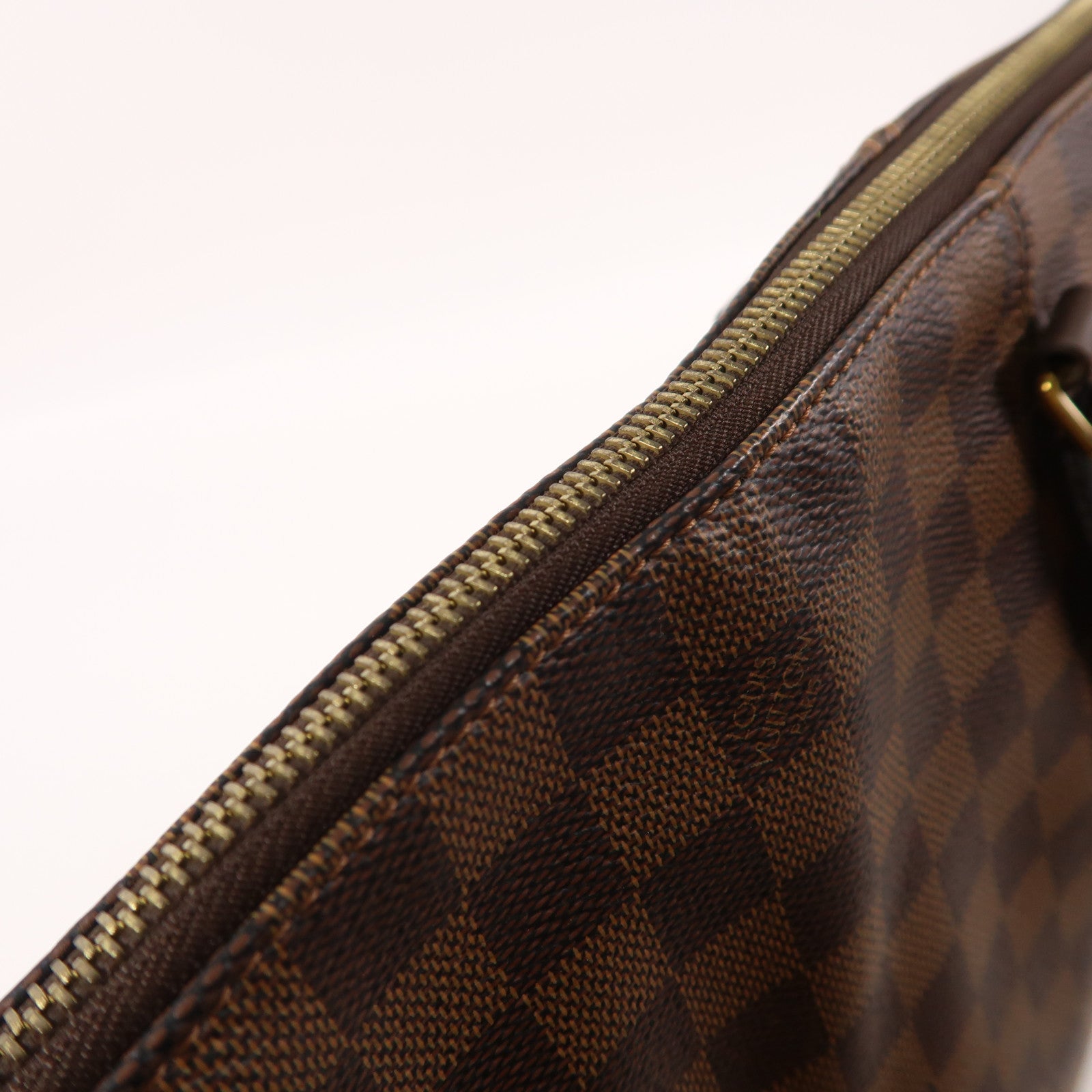 LOUIS VUITTON Damier Ebene Totally MM金扣肩背袋