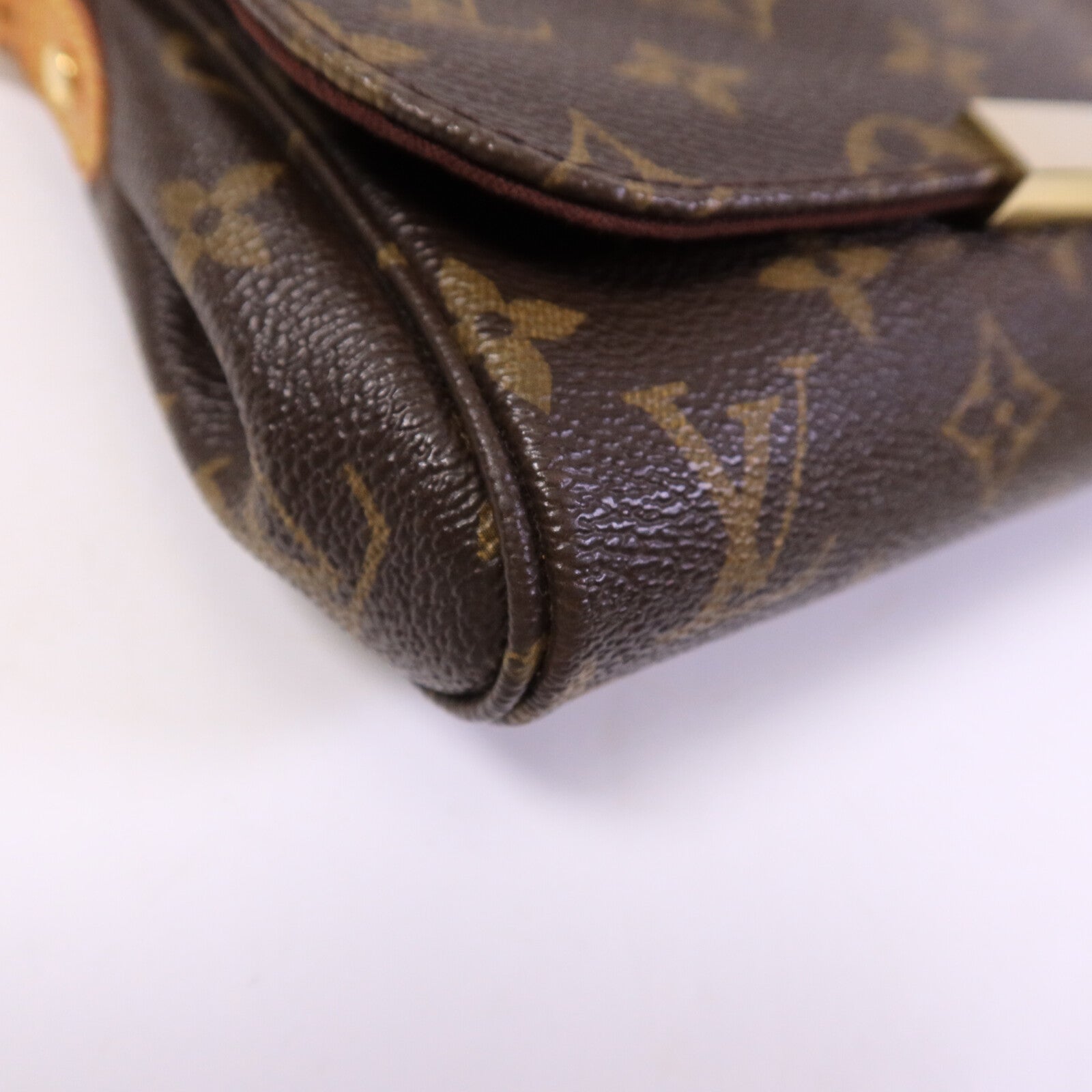 LOUIS VUITTON Monogram Favorite MM金扣手挽肩背兩用袋