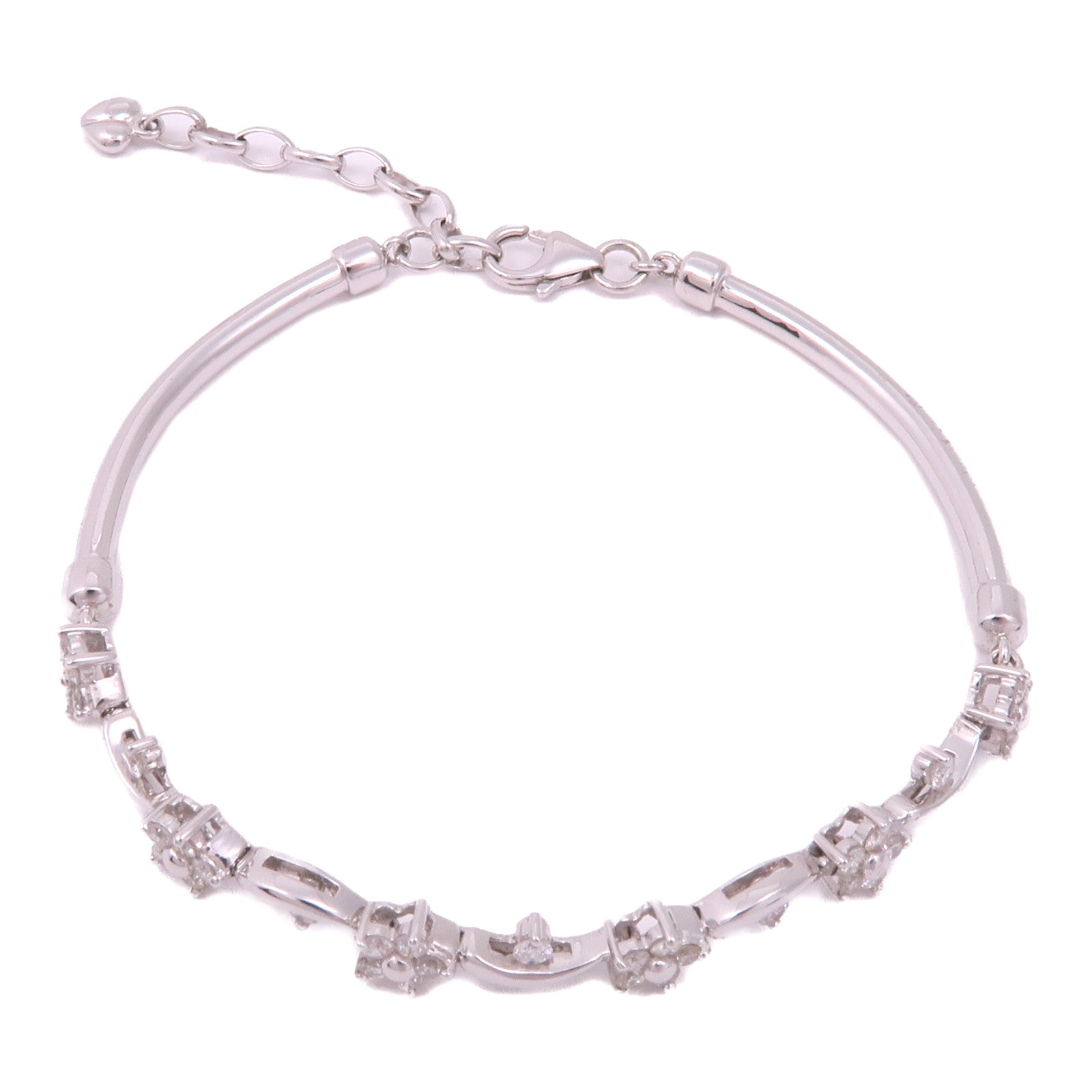 JEWELRY 【激減優惠】18K白金Diamond Bracelet鑽石手鏈