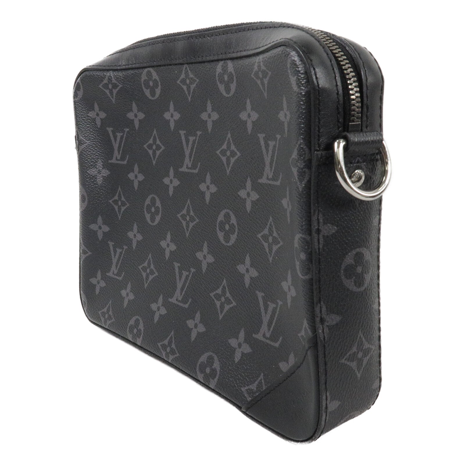 LOUIS VUITTON Monogram Eclipse Reverse Trio Messenger肩背袋