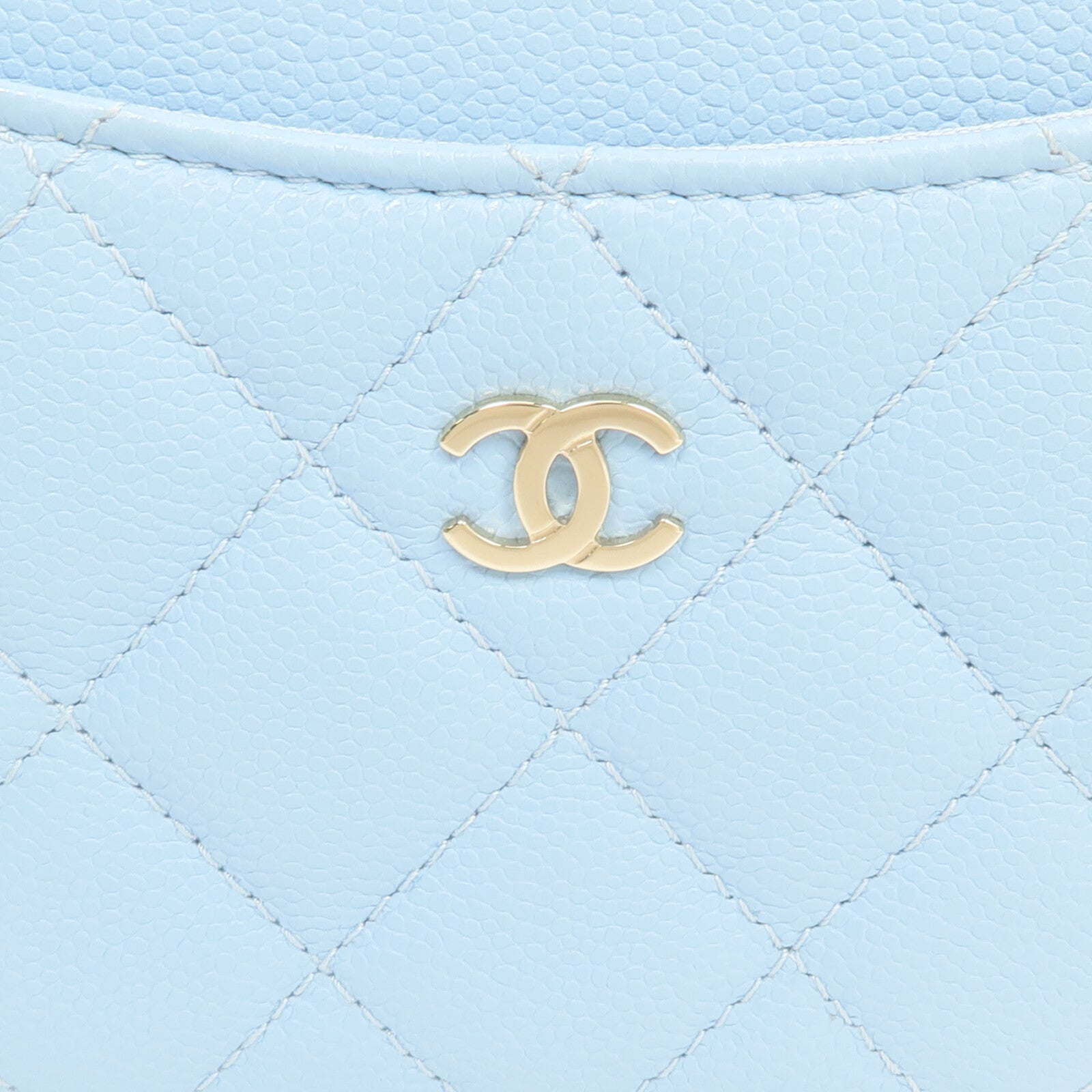 CHANEL 牛皮皮革Coin/Card Case金扣零錢包/卡片套