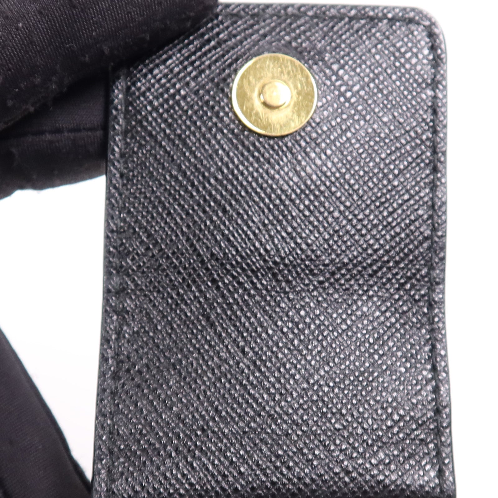 PRADA 牛皮皮革Phone Case金扣鏈帶肩背袋