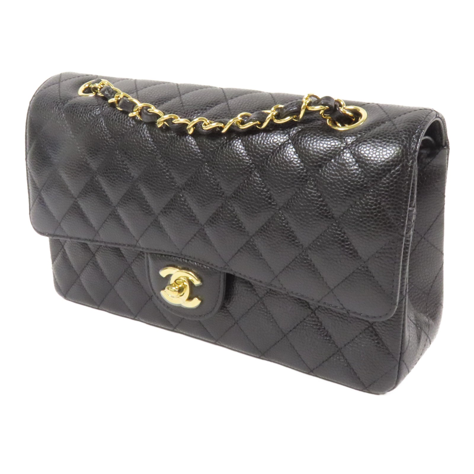 CHANEL 牛皮皮革Classic 25金扣鏈帶肩背袋