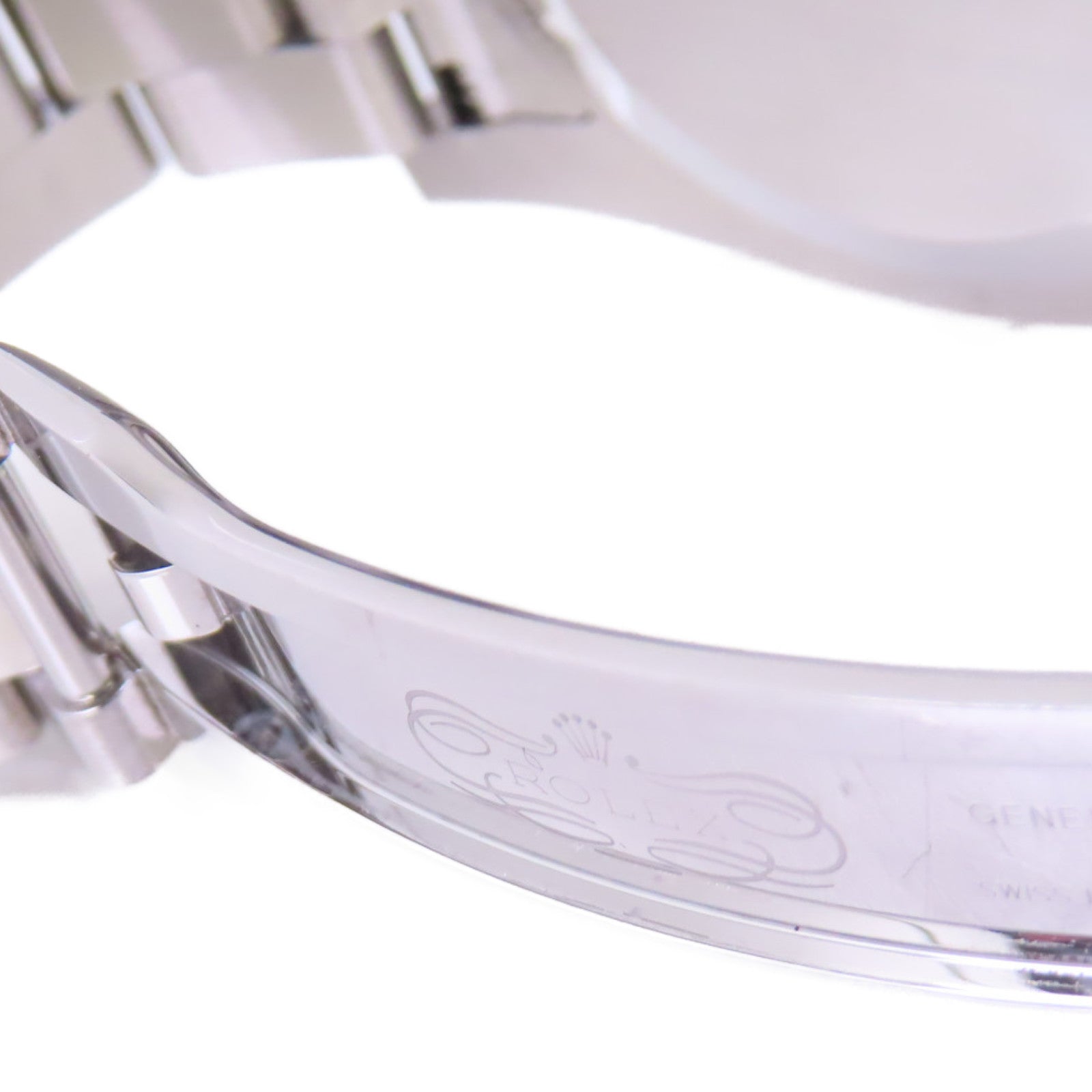 ROLEX Oyster Perpetual Watch不鏽鋼自動機芯手錶黑色
