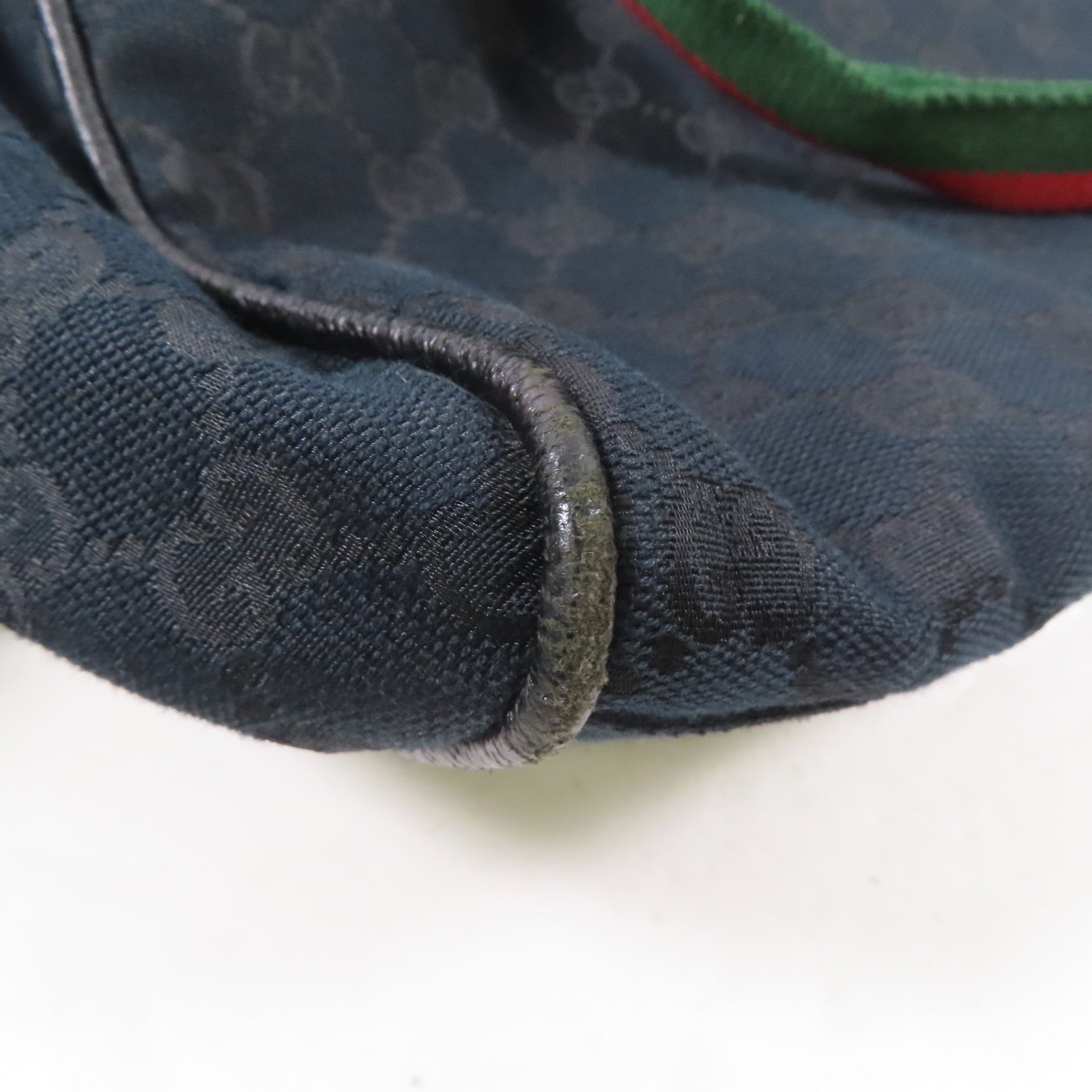 GUCCI 帆布Carry On Boston Bag手挽袋深藍色