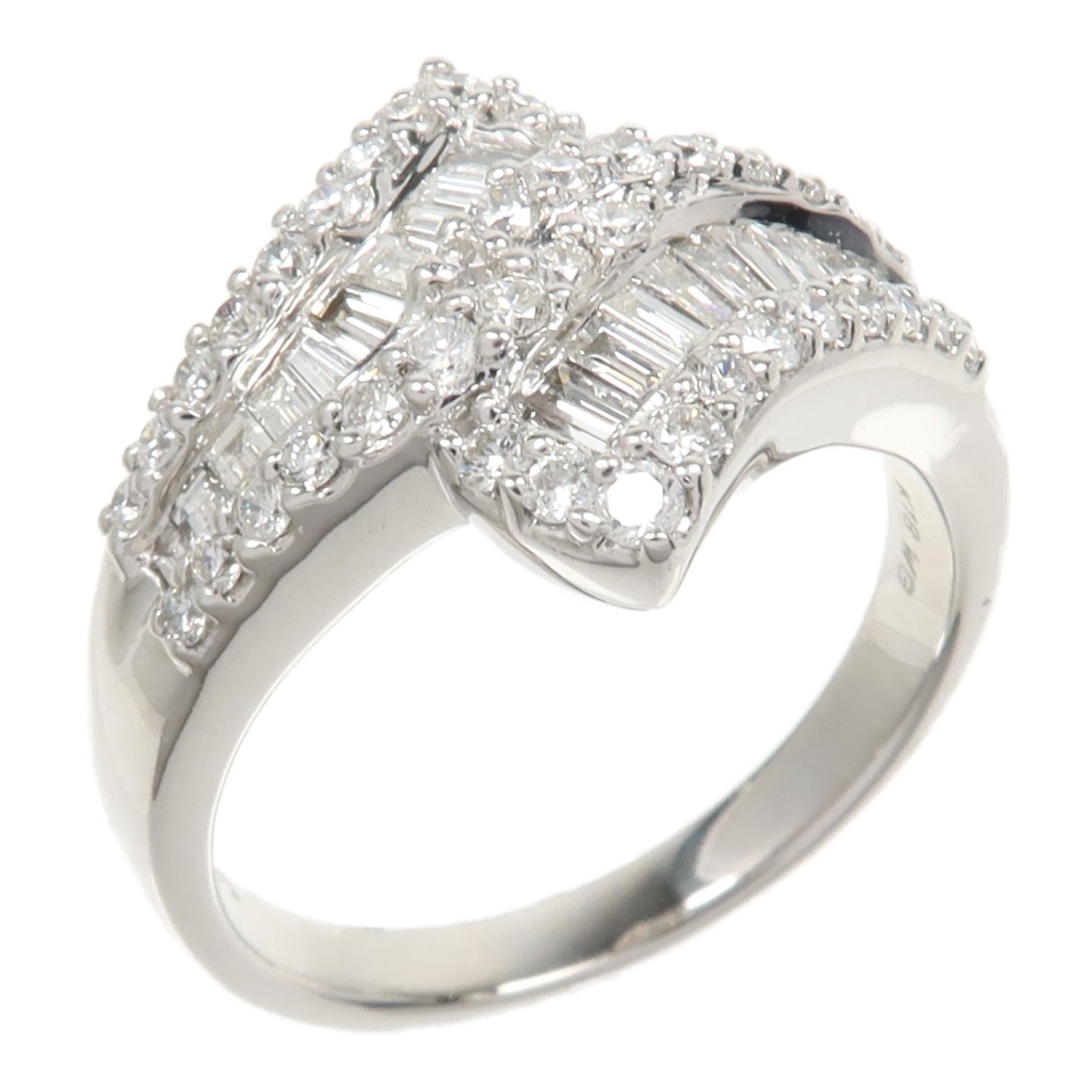 JEWELRY 【激減優惠】18K白金Diamond Ring鑽石戒指US#6