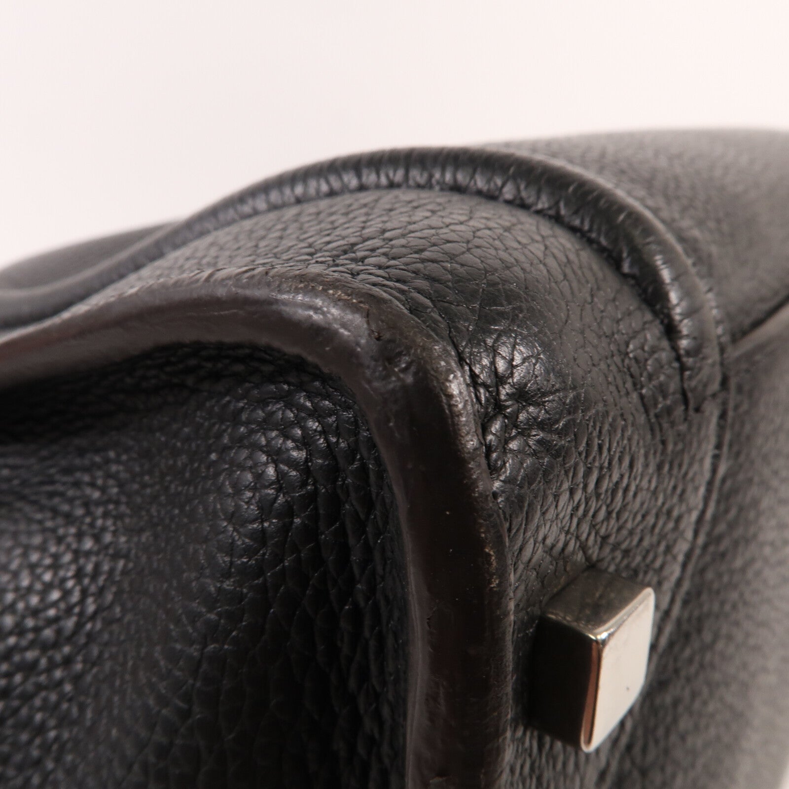 CELINE 牛皮皮革Mini Luggage銀扣手挽袋