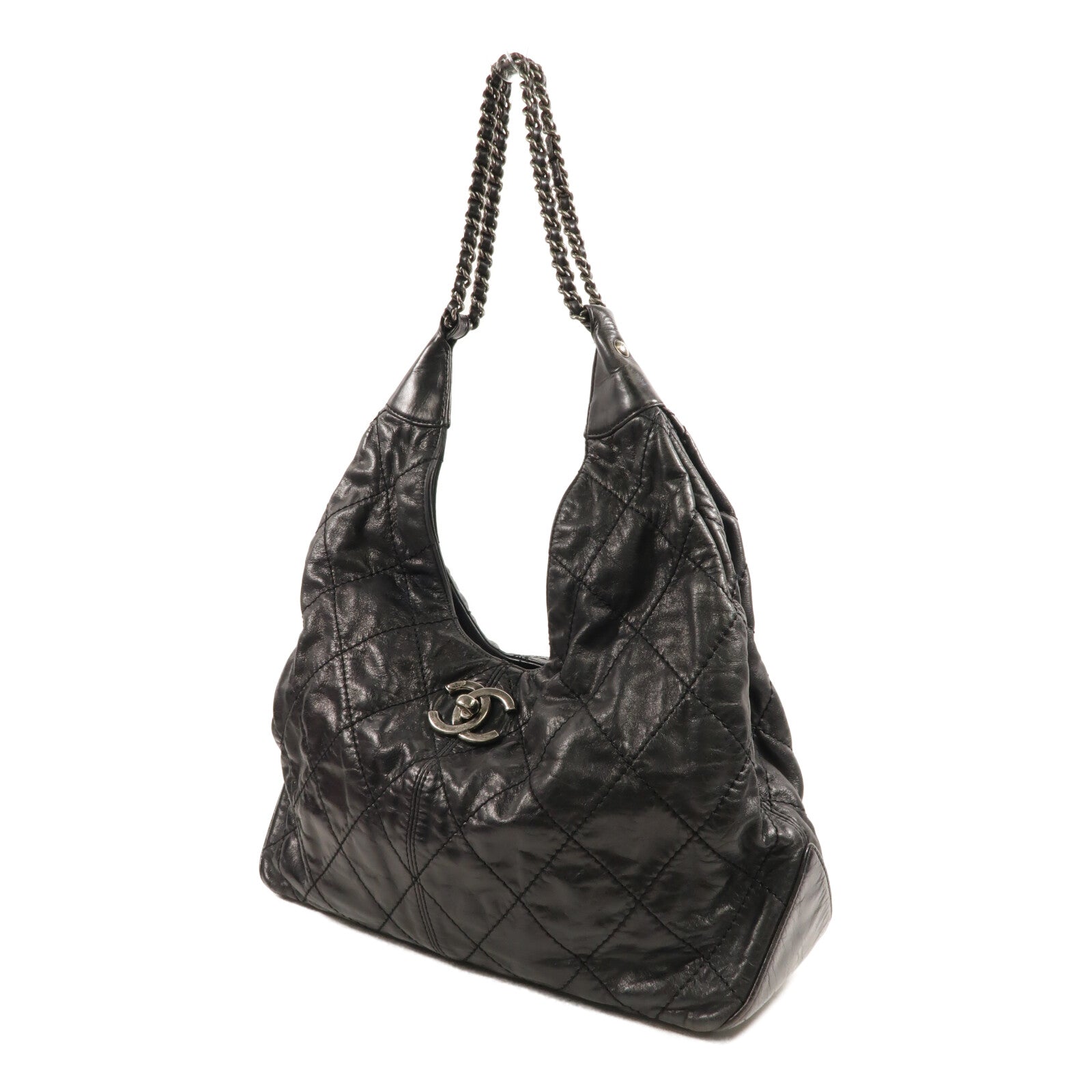 CHANEL 牛皮皮革Shoulder Bag鏈帶肩背袋