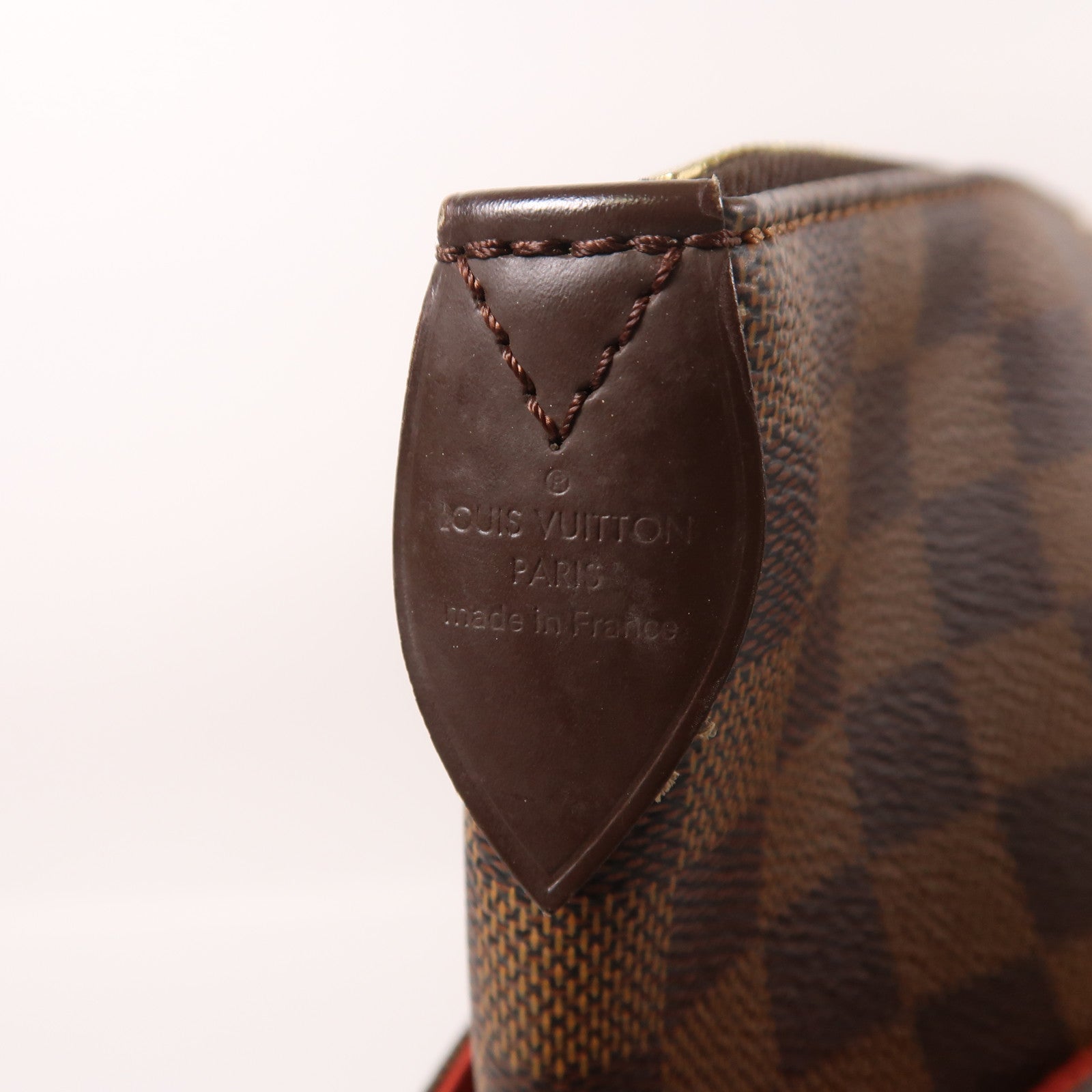 LOUIS VUITTON Damier Ebene Totally MM金扣肩背袋