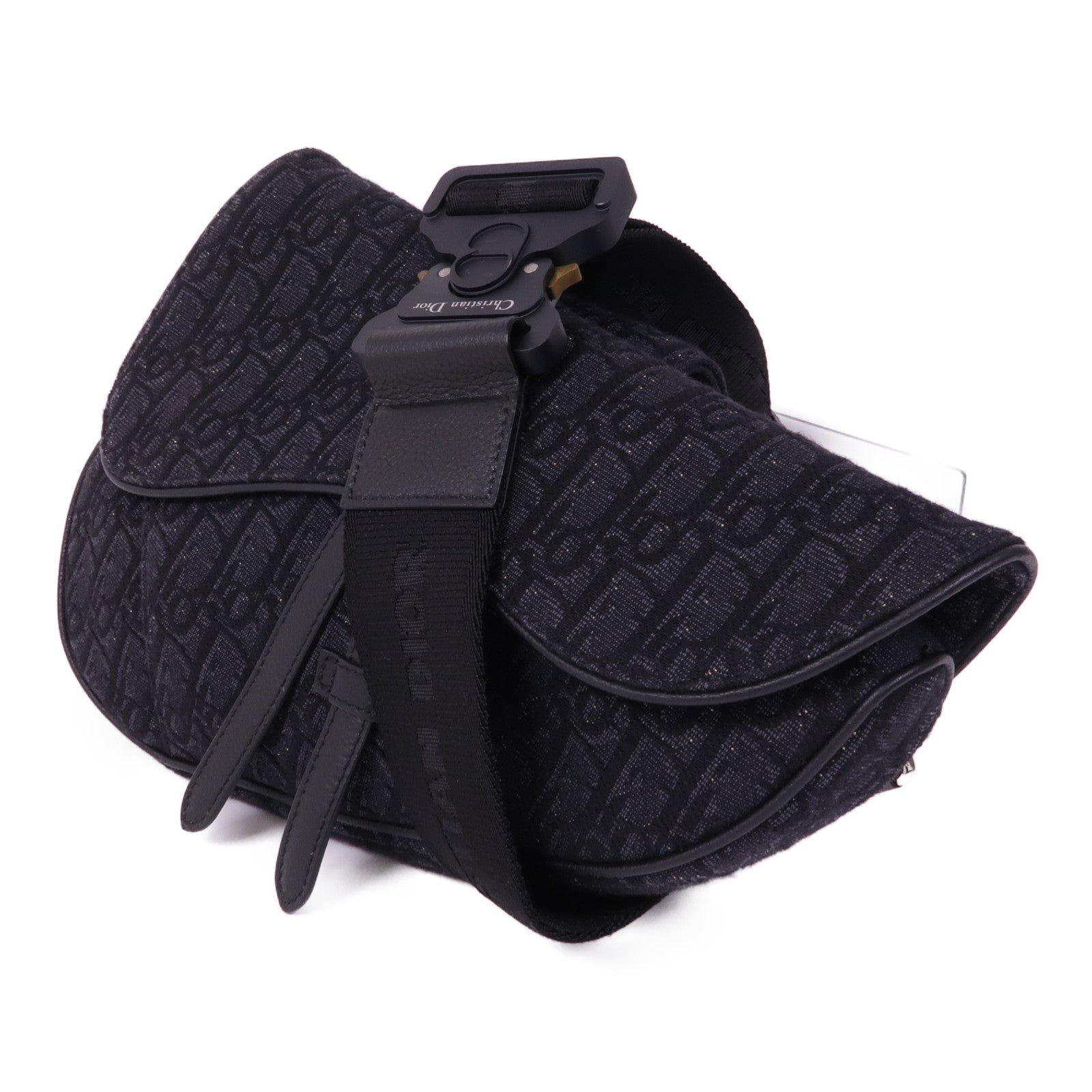 Dior 帆布Saddle Oblique肩背袋