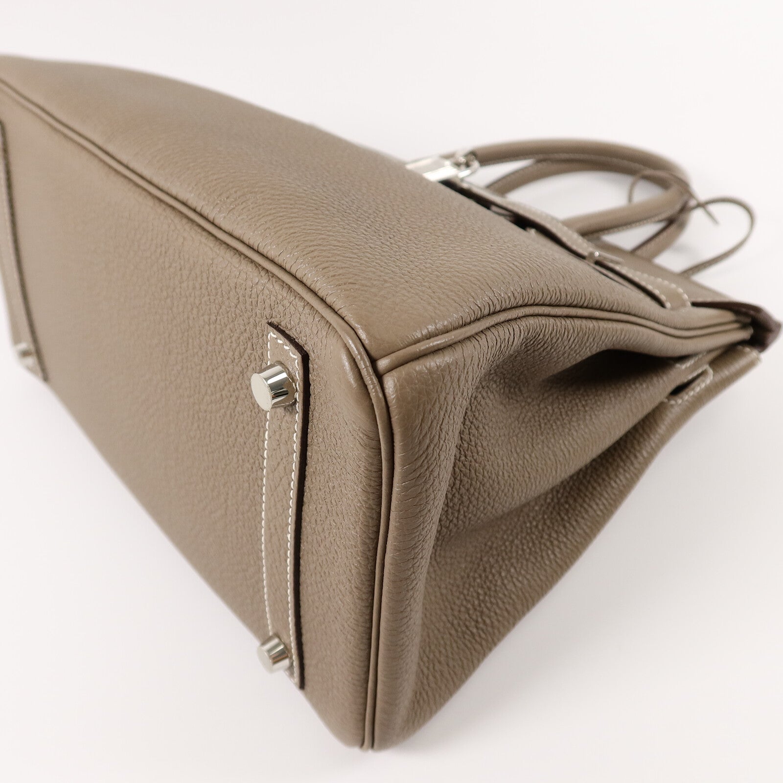 HERMES Togo皮革Birkin 30手挽袋Etoupe