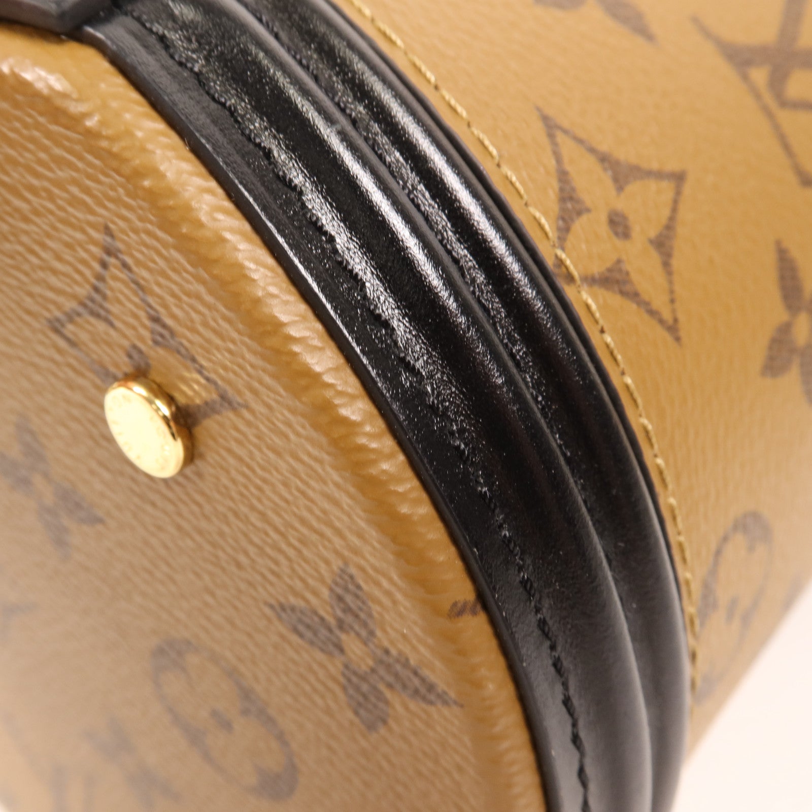 LOUIS VUITTON 【激減優惠】Monogram Reverse Cannes金扣手挽肩背兩用袋