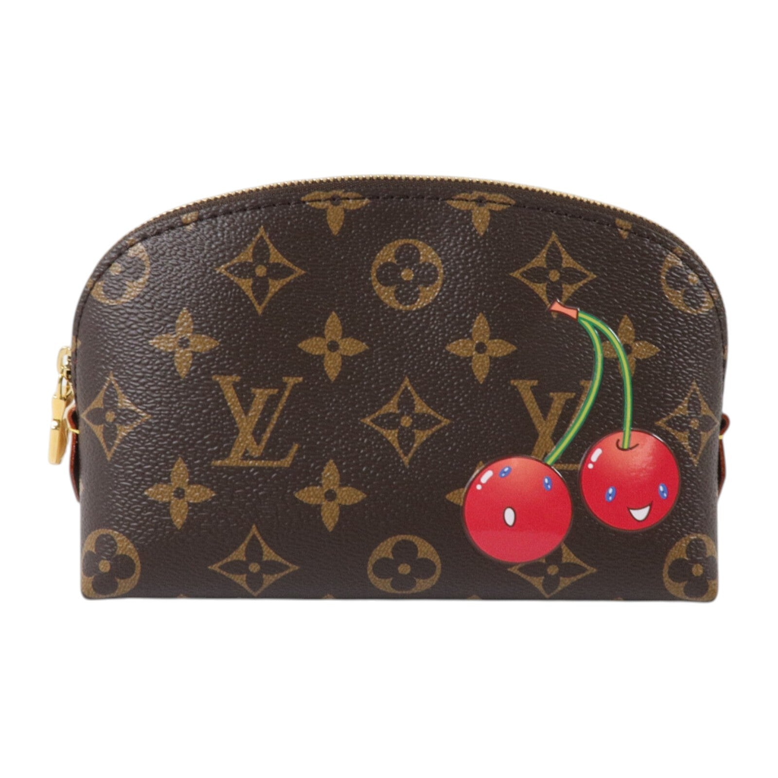 LOUIS VUITTON Monogram LV X TM Cosmetic Pouch PM金扣化妝包