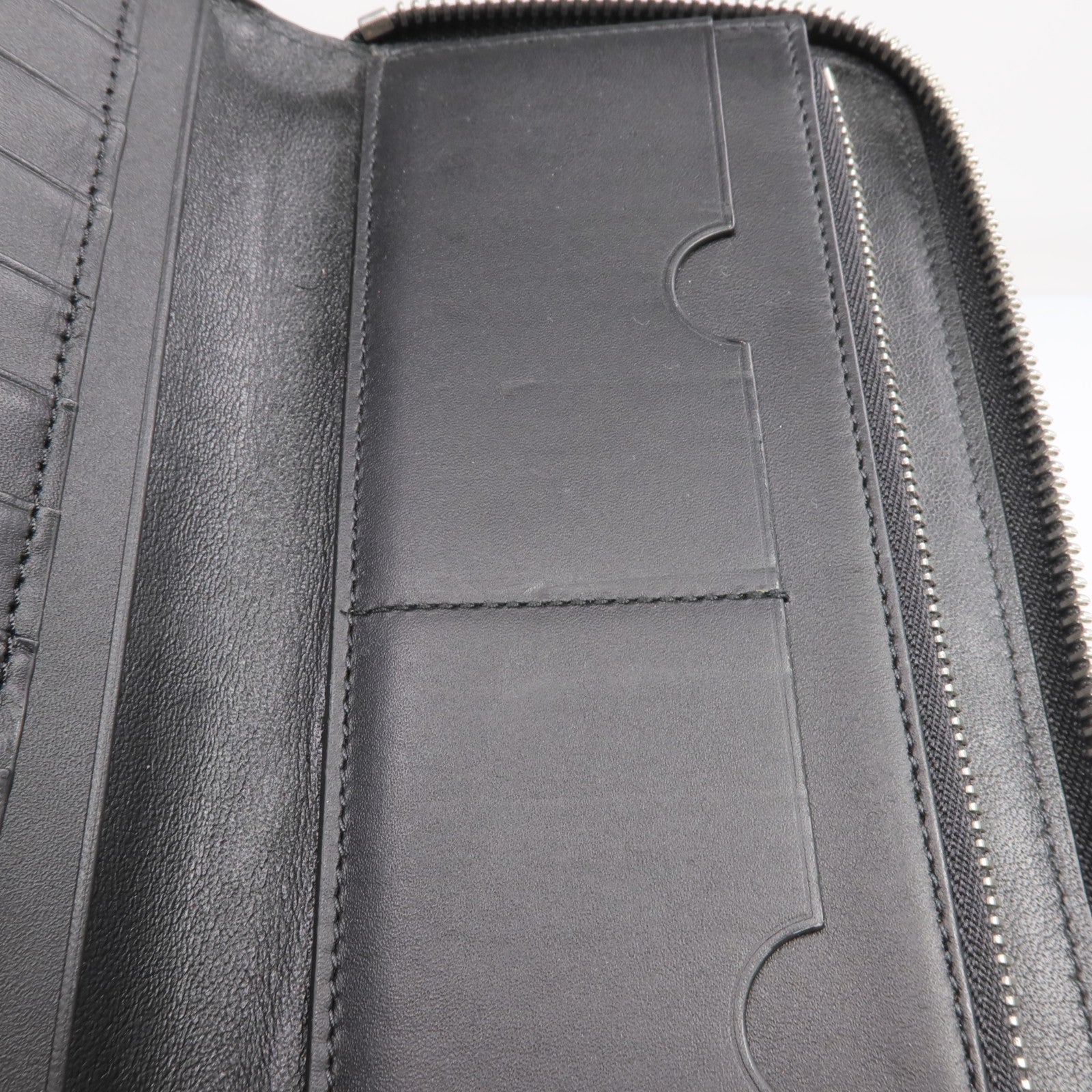 LOEWE 牛皮皮革Long Wallet銀扣長錢包