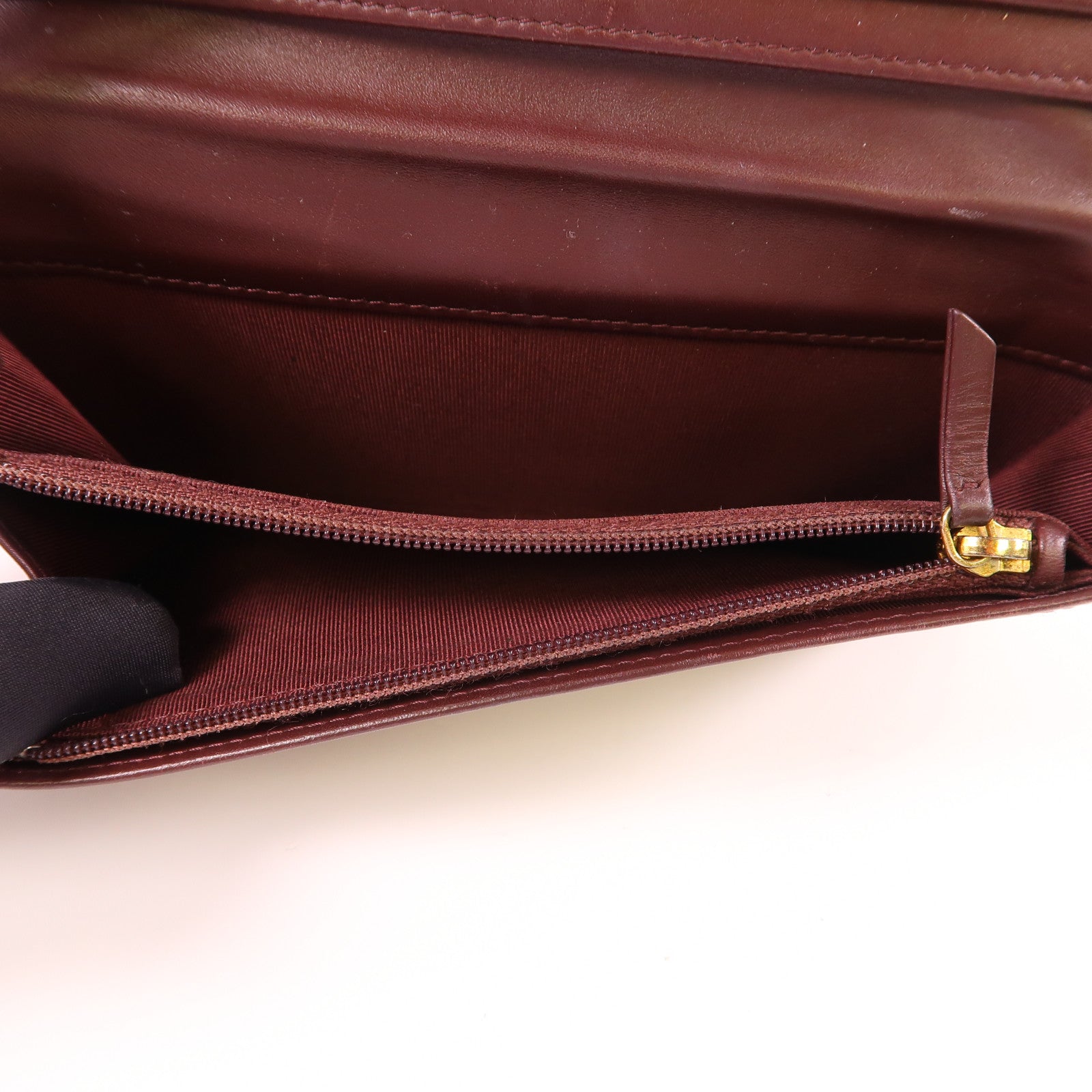 CHANEL 牛皮皮革Long Wallet金扣長錢包