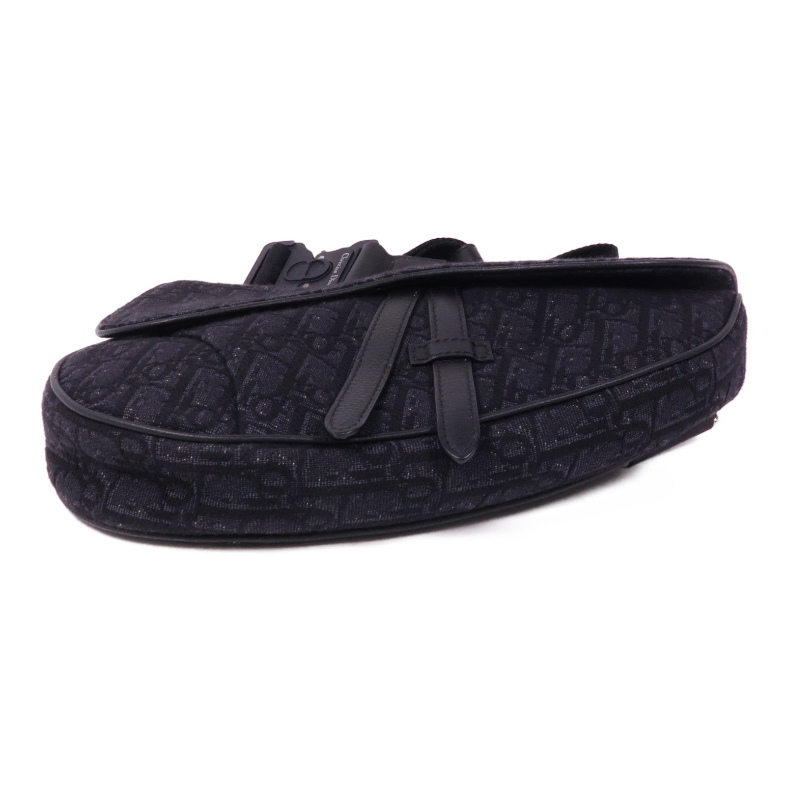 Dior 帆布Saddle Oblique肩背袋