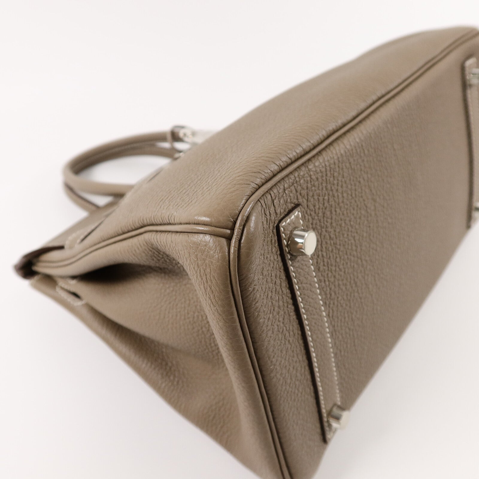 HERMES Togo皮革Birkin 30手挽袋Etoupe