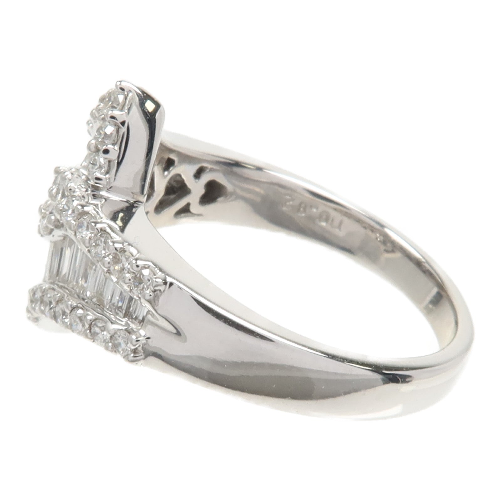 JEWELRY 【激減優惠】18K白金Diamond Ring鑽石戒指US#6