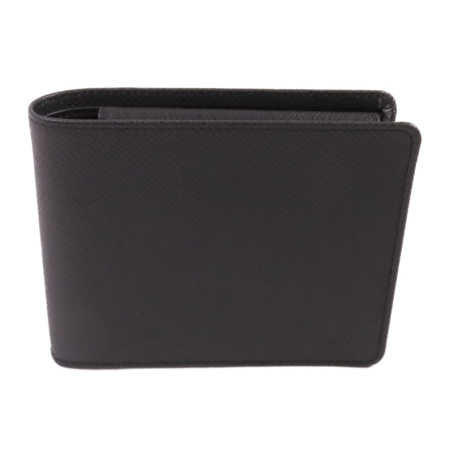 LOUIS VUITTON Taiga Portefeuille-Florin Compact Wallet短錢包黑色