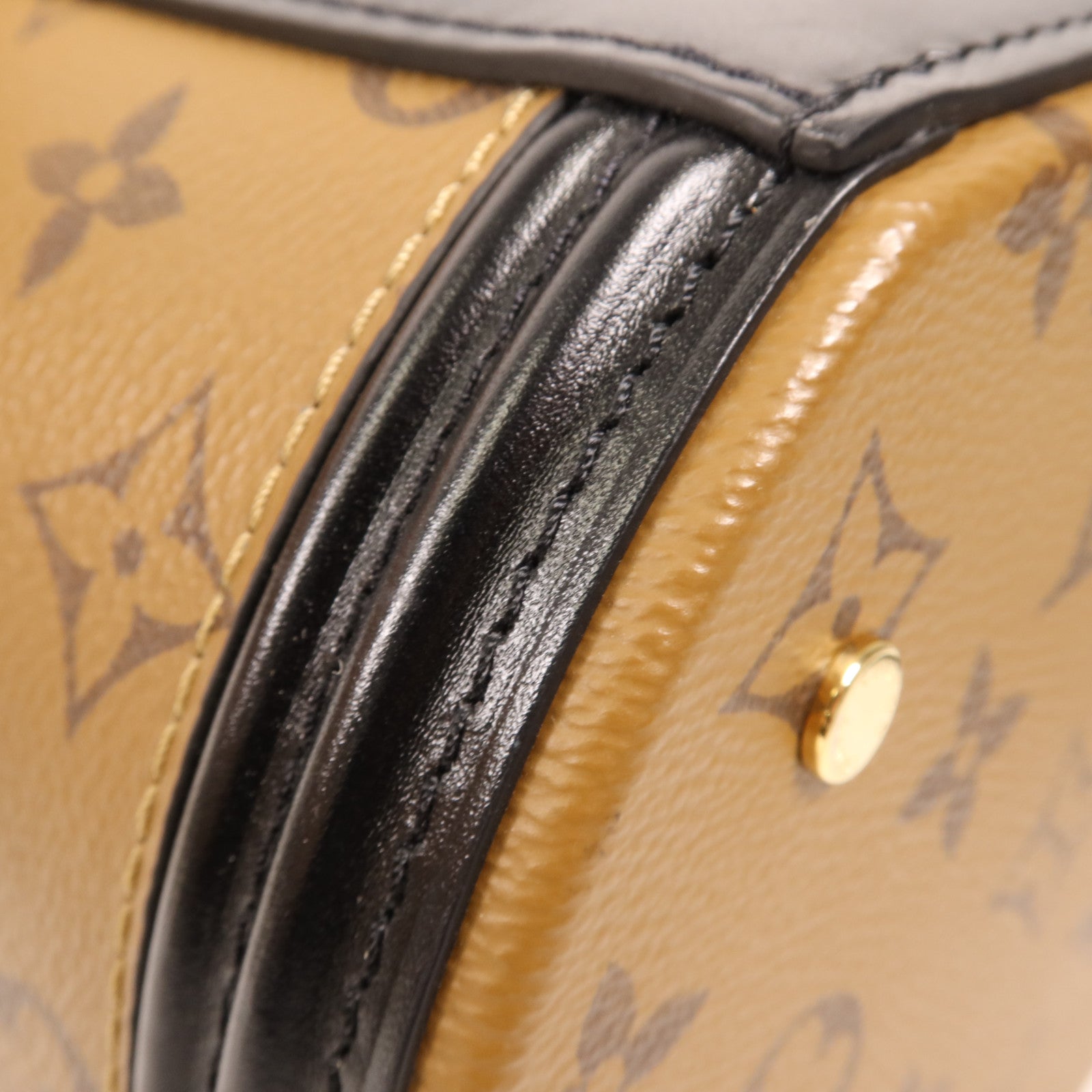 LOUIS VUITTON 【激減優惠】Monogram Reverse Cannes金扣手挽肩背兩用袋