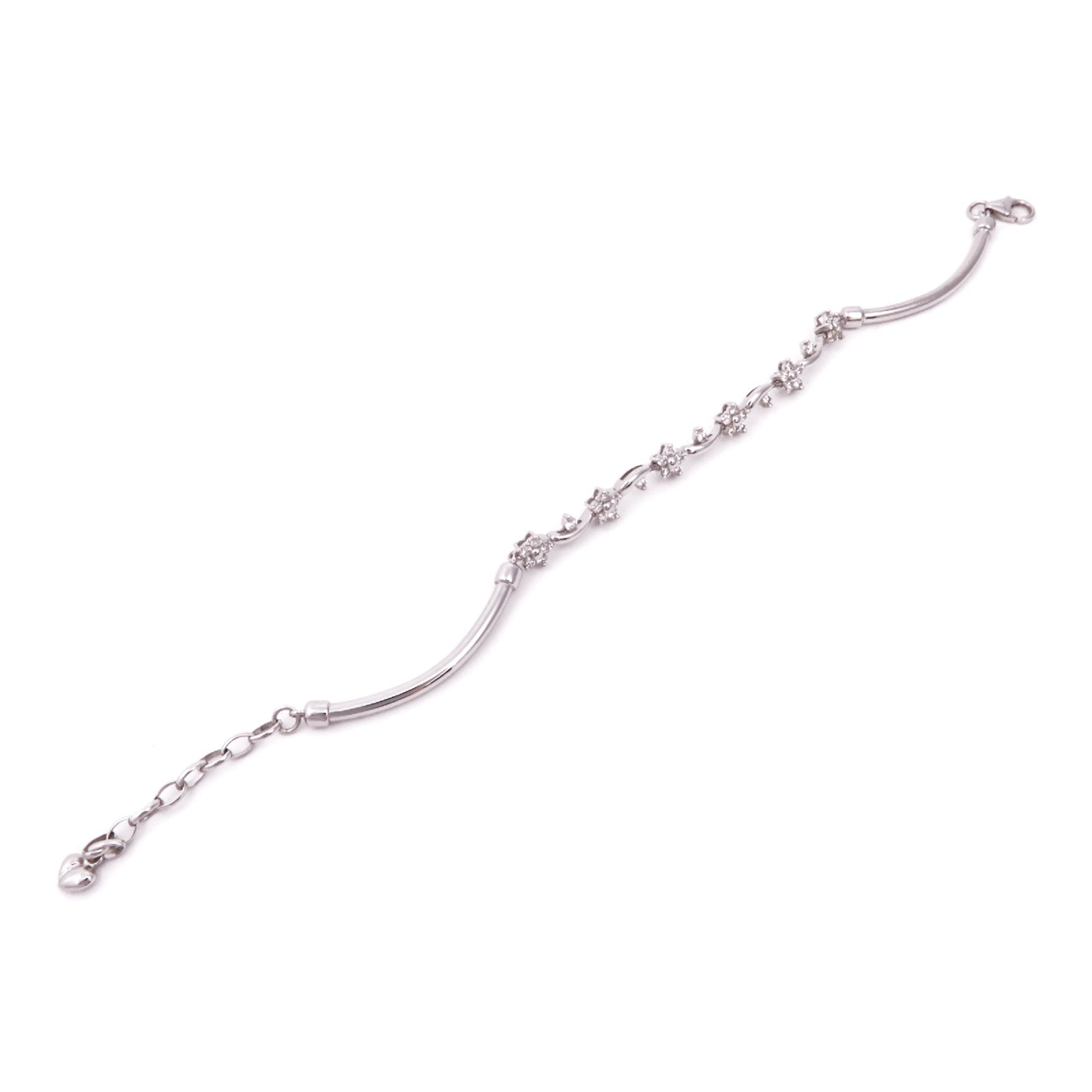 JEWELRY 【激減優惠】18K白金Diamond Bracelet鑽石手鏈