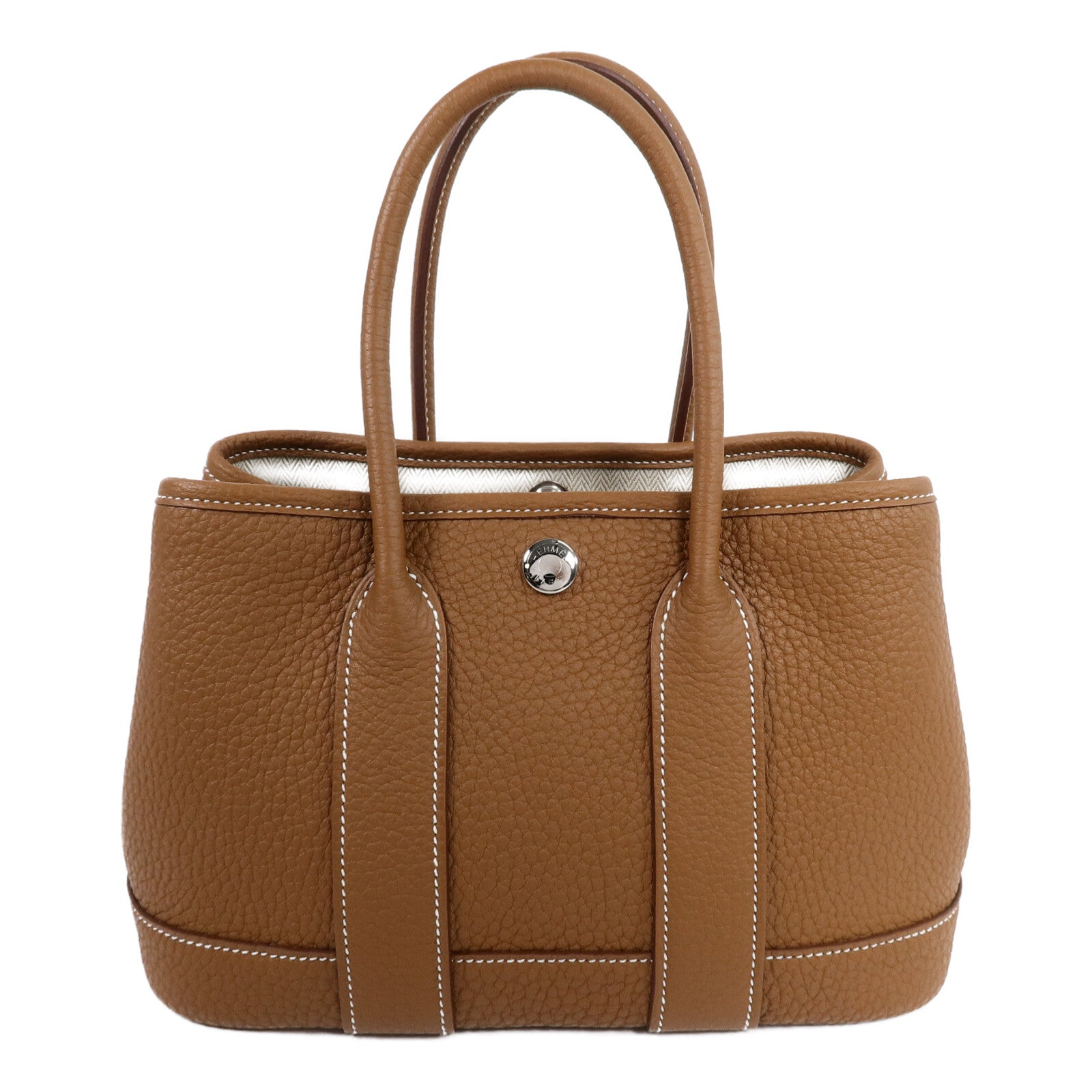HERMES Negonda皮革Mini Garden Party手挽袋