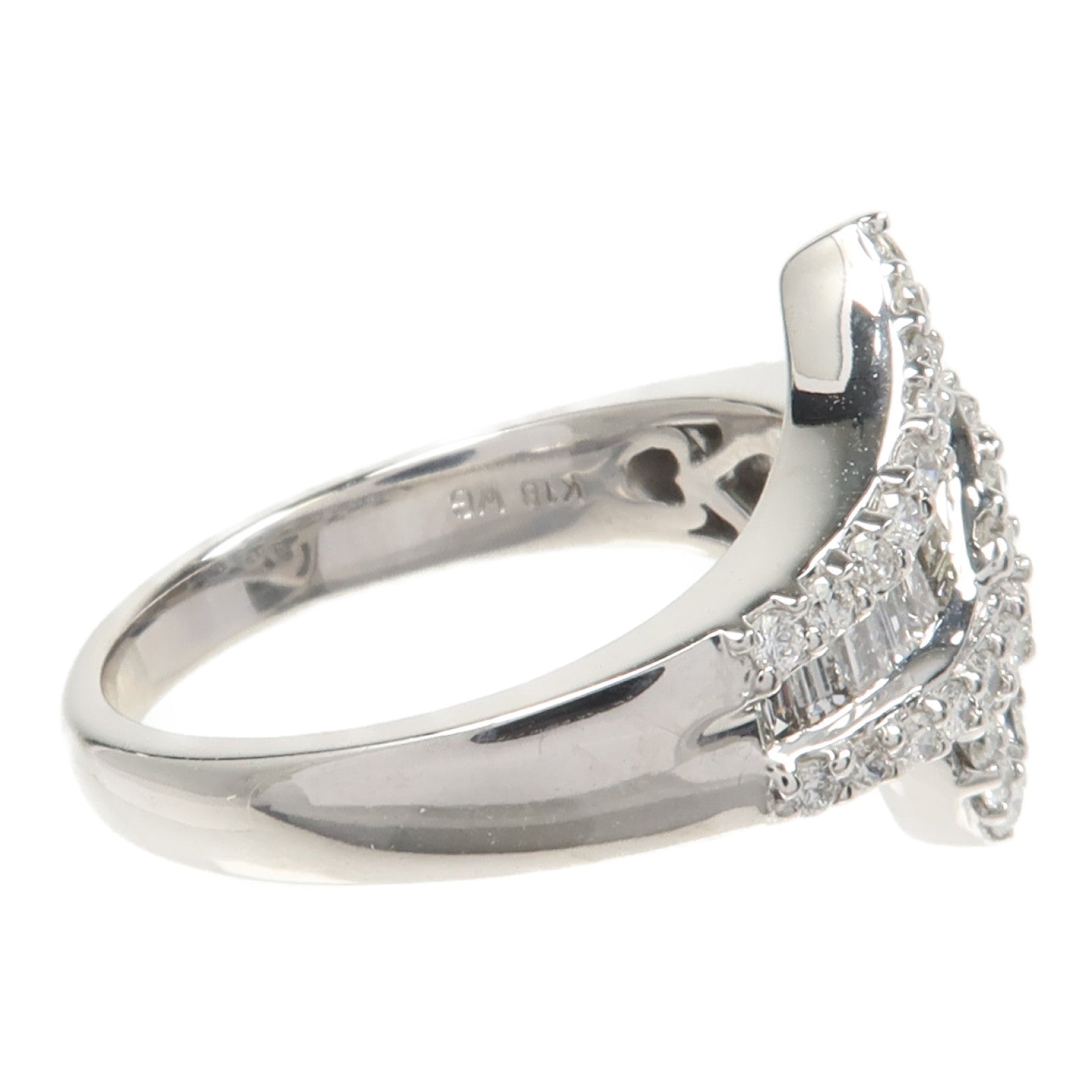 JEWELRY 【激減優惠】18K白金Diamond Ring鑽石戒指US#6