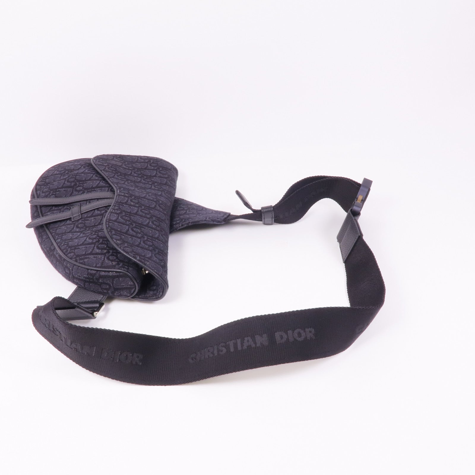 Dior 帆布Saddle Oblique肩背袋