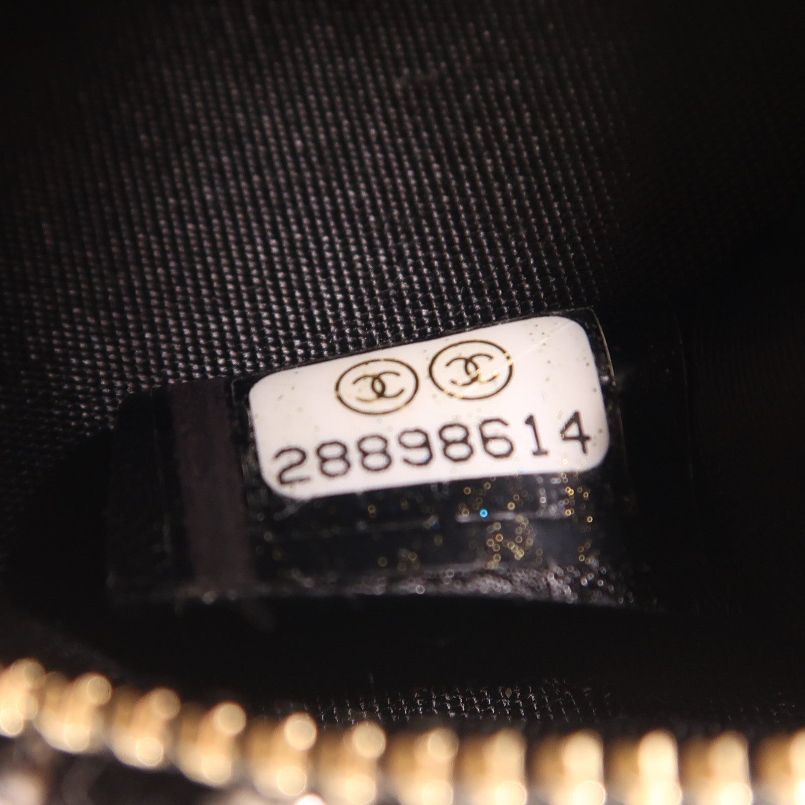 CHANEL 斜紋軟呢C19 Round Bag手挽肩背兩用袋