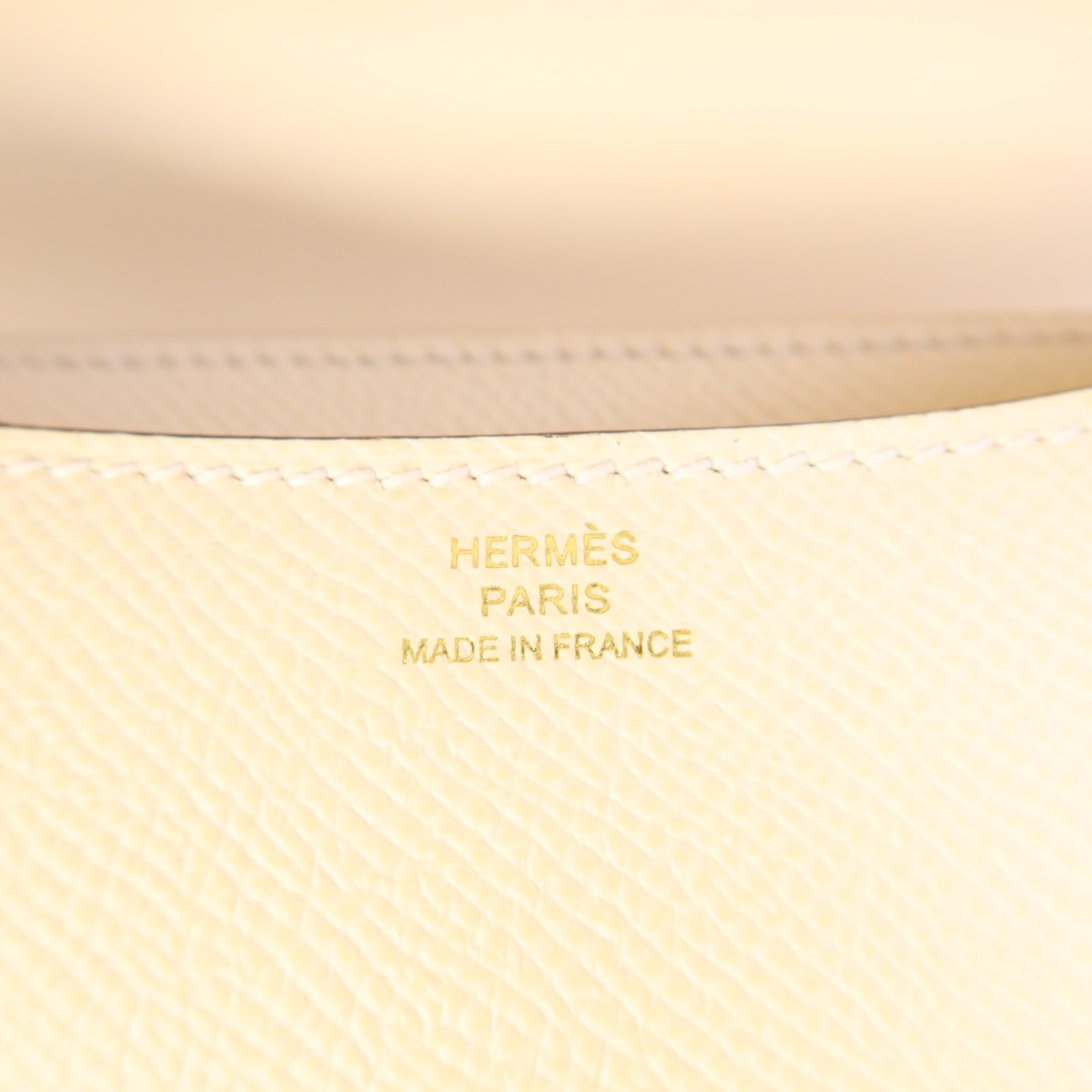 HERMES Epsom皮革Constance Mini金扣肩背袋Nata