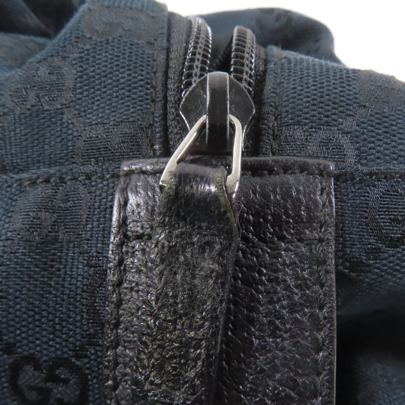 GUCCI 帆布Carry On Boston Bag手挽袋深藍色
