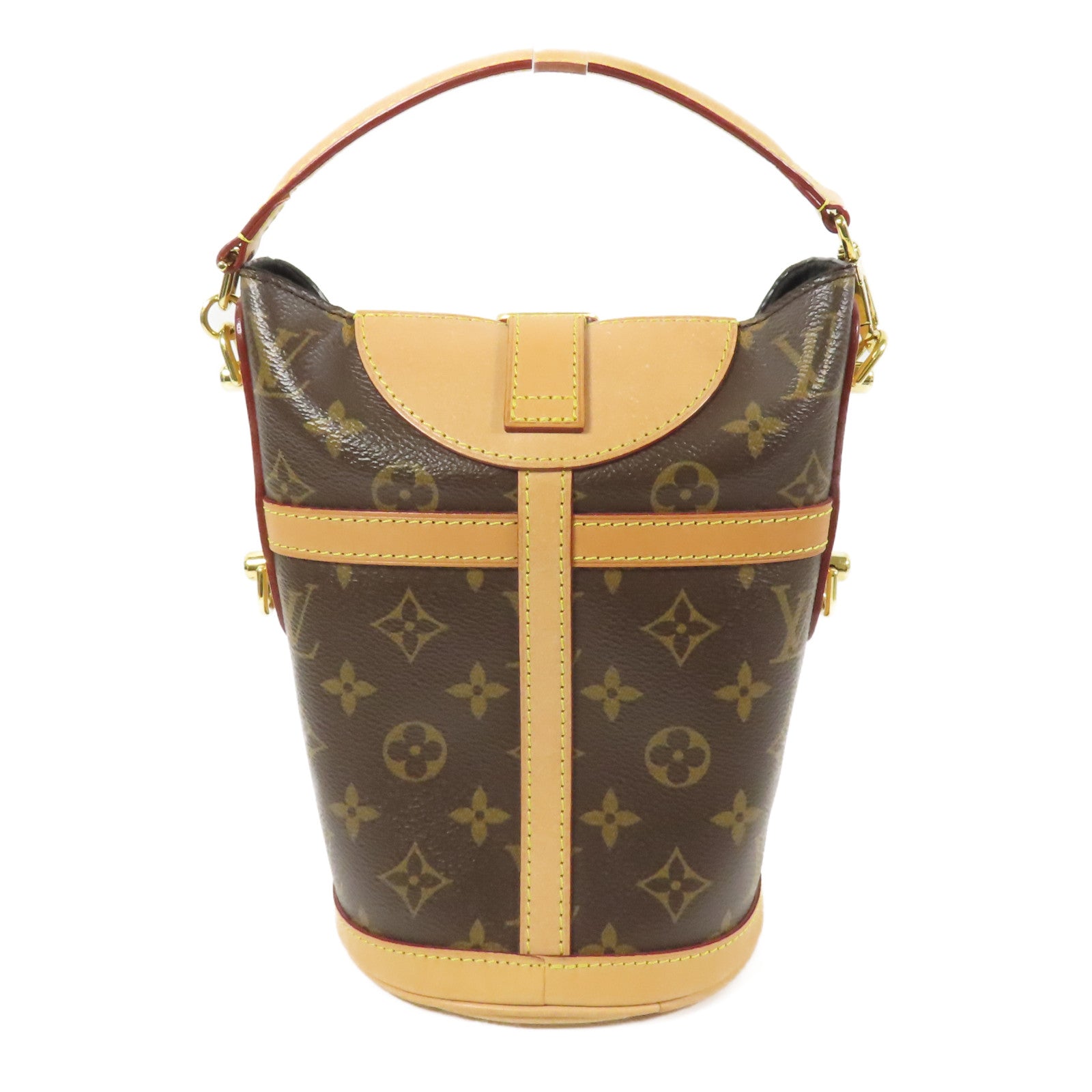 LOUIS VUITTON Monogram Duffle金扣手挽肩背兩用袋