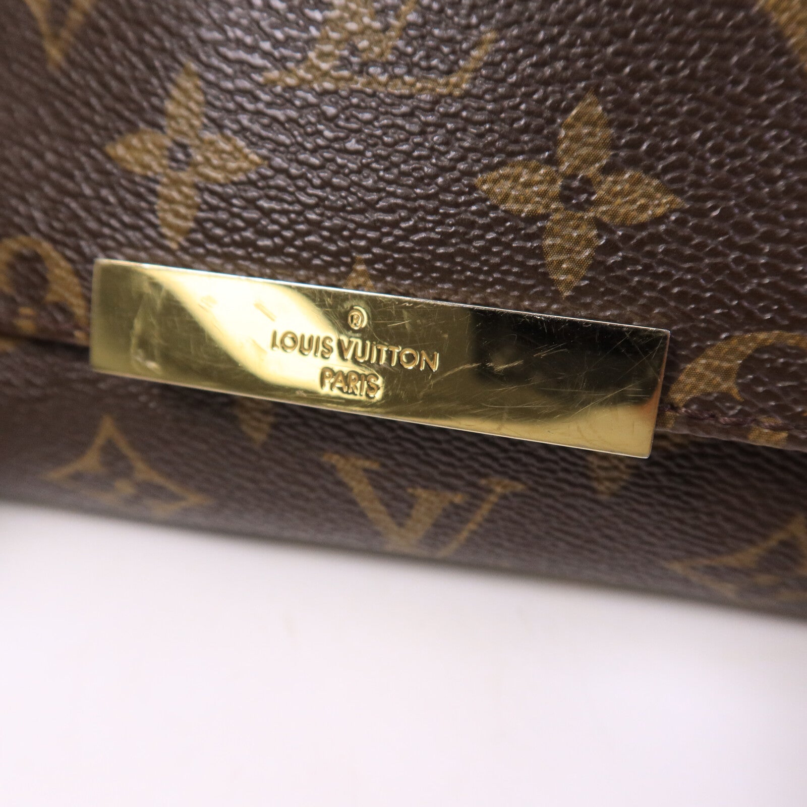 LOUIS VUITTON Monogram Favorite MM金扣手挽肩背兩用袋